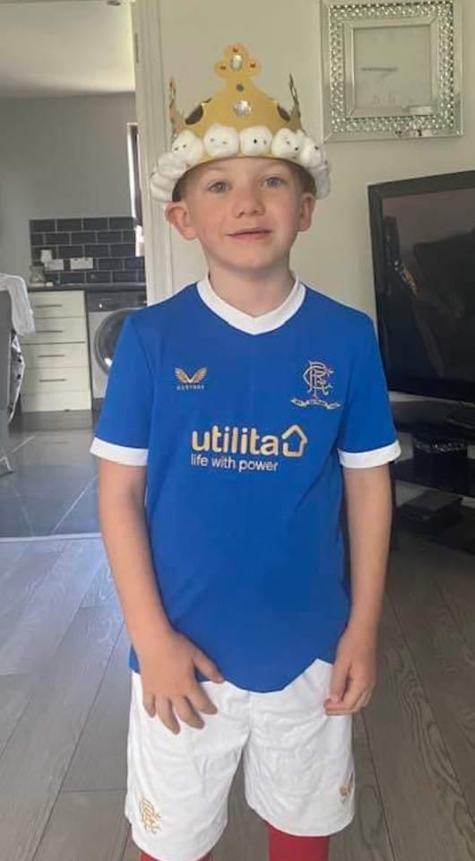 TRAGIC: Corey Aughey (6) died last week in Spain