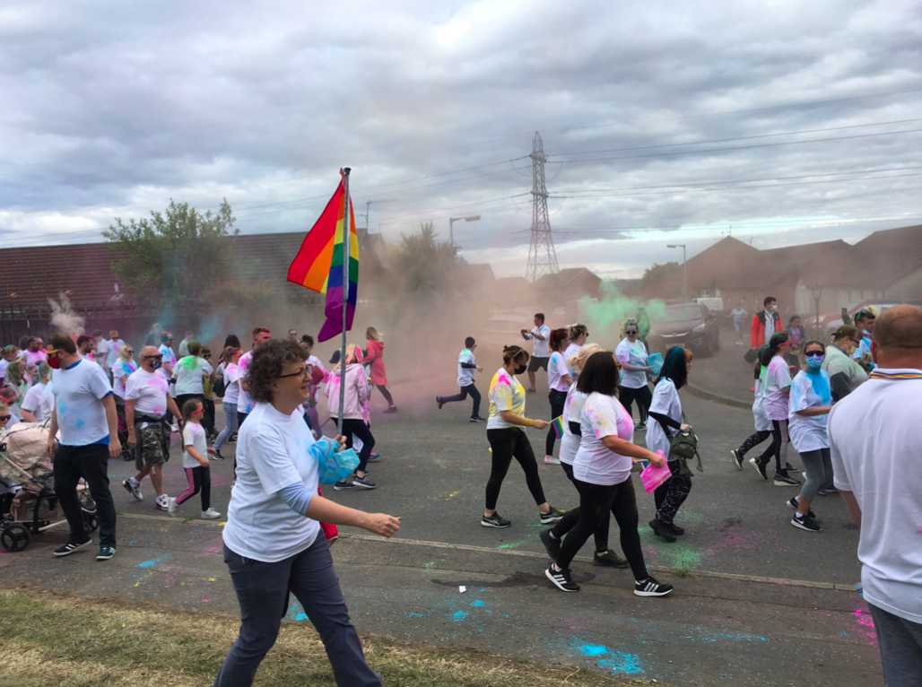 WHAT COLOUR IS THE WIND?: Last years event saw hundreds of people took to the streets of Lagmore to raise much needed funds for the youth facility