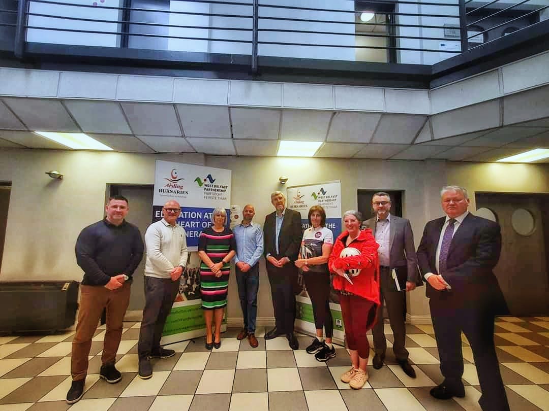 CYCLING NETWORK: Infrastructure Minister John O\'Dowd met with the West Belfast Partnership Board to discuss the development of a West Belfast Greenway and Cycle Network