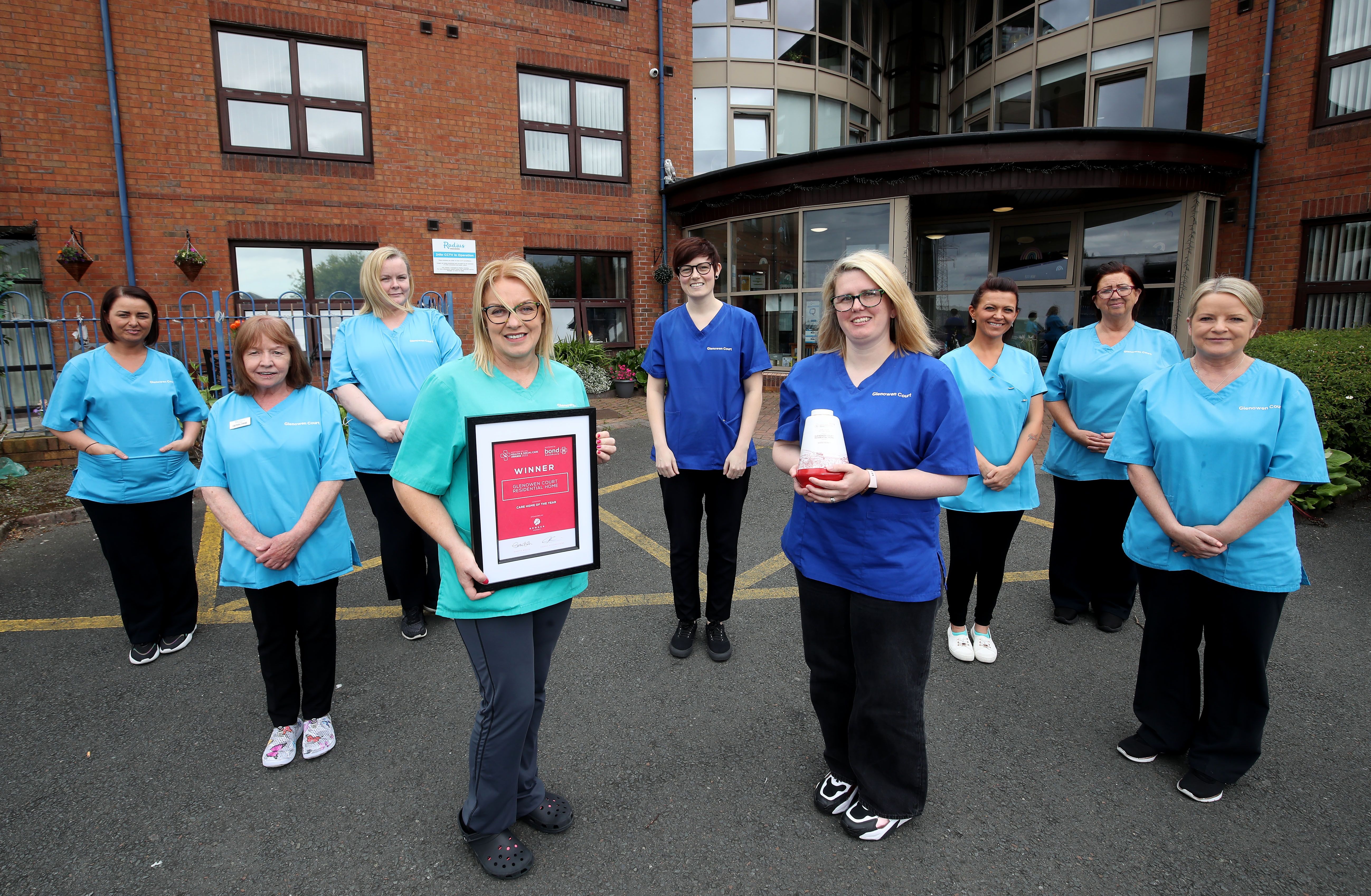 WINNERS: Glenowen Court scooped the Care Home of the Year award at this year\'s Health and Social Care Awards