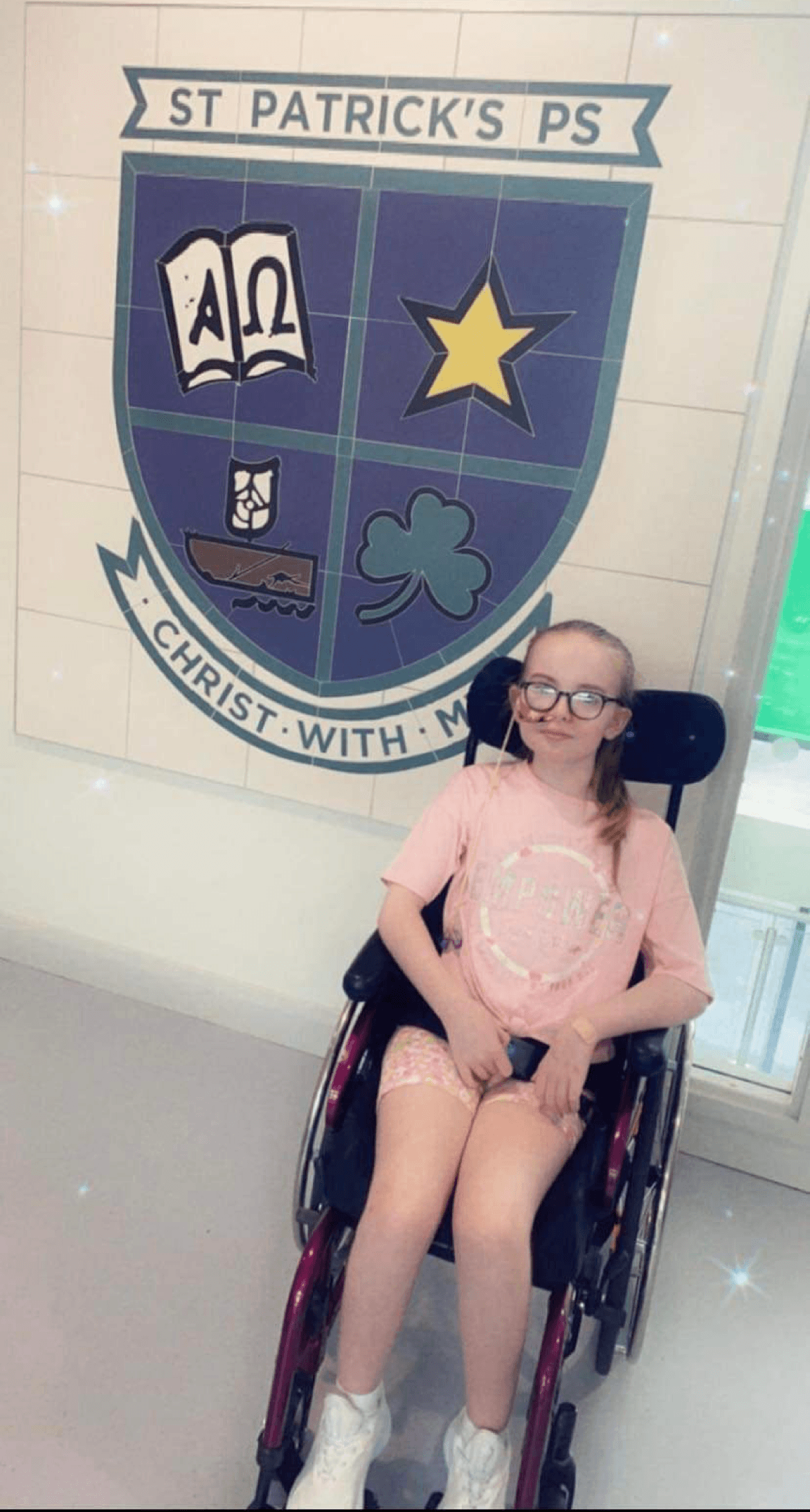 SCHOOL VISIT: St Patrick\'s PS P6 pupil Anna McQuade