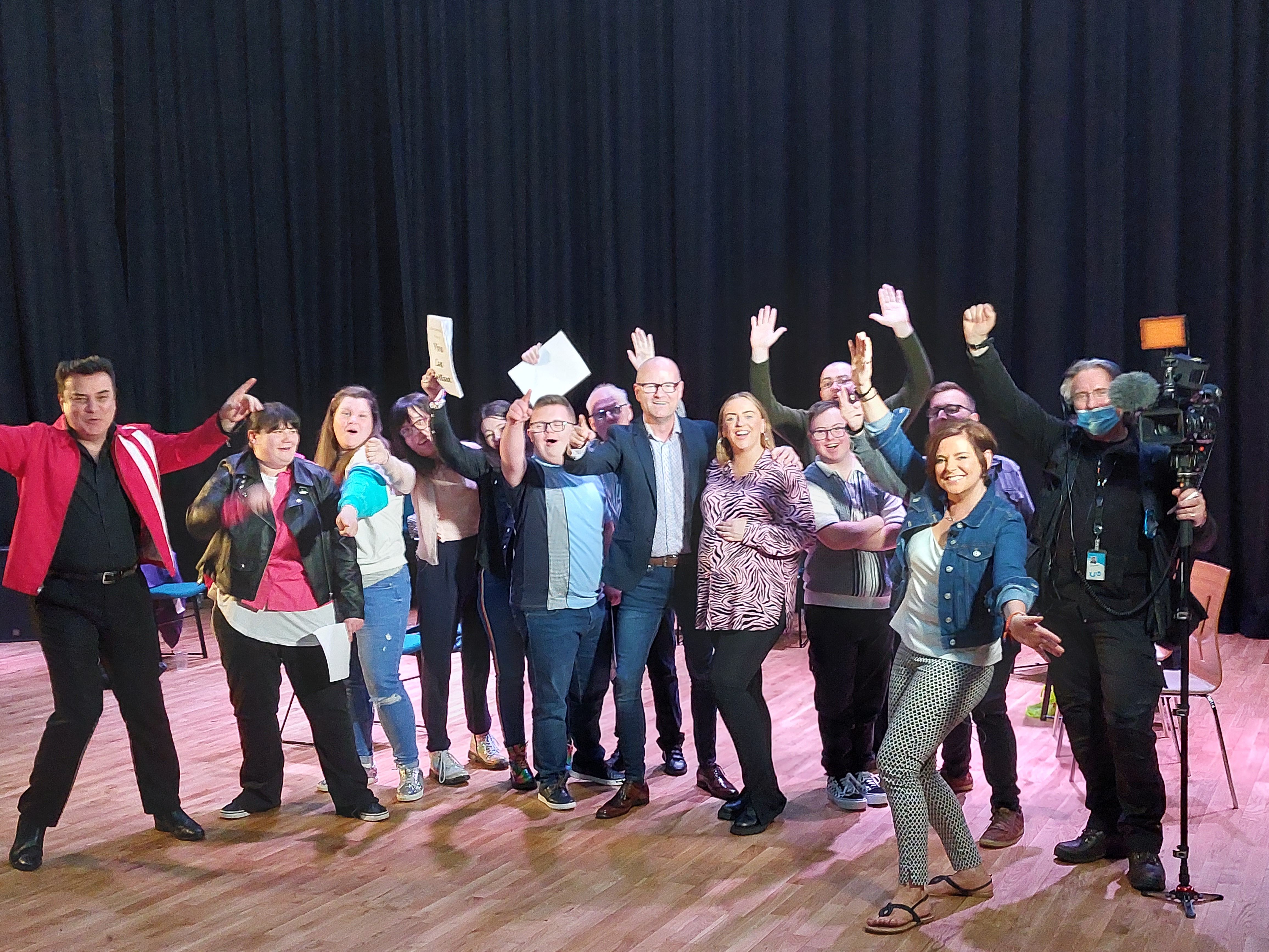 TREAD THE BOARDS: The cast of Viva Las Belfast will be taking to the Grand Opera House stage on Tuesday