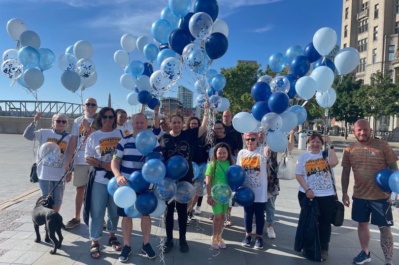 TWO YEARS ON: Balloons were released at an event in Liverpool to mark the second anniversary of the disappearance of Noah Donohoe.