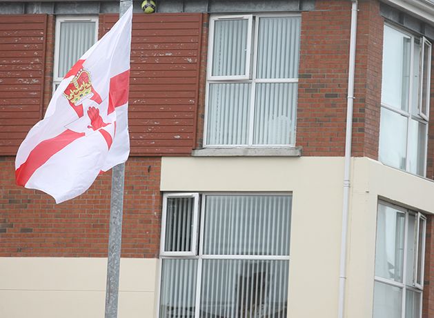 THE annual charade that is the raising of loyalist flags at Finaghy crossroads has begun again