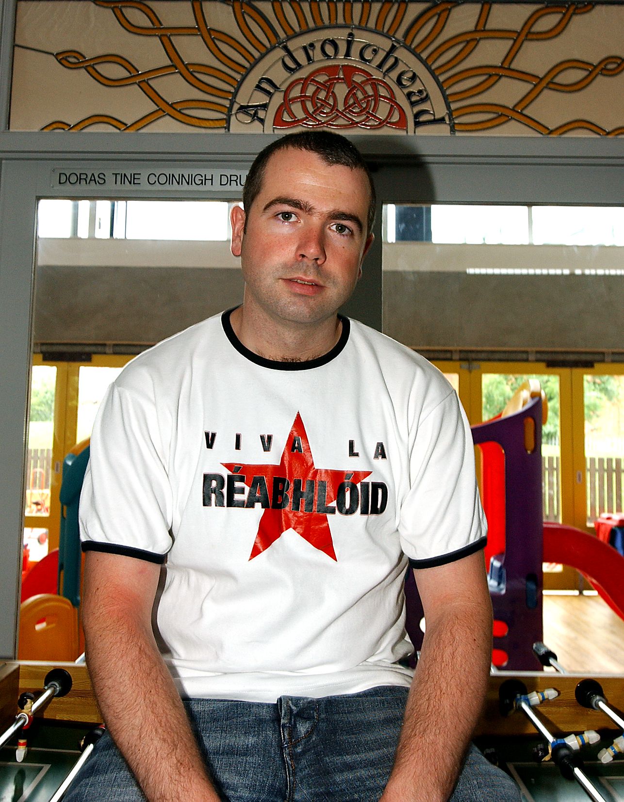MILESTONE: A fresh-faced Pól Deeds pictured at the 2005 launch of An Droichead\'s Youth Club
