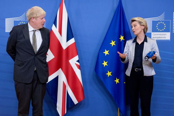 CONFLICT: President of the European Commission Ursula von der Leyen and British Prime Minister Boris Johnson
