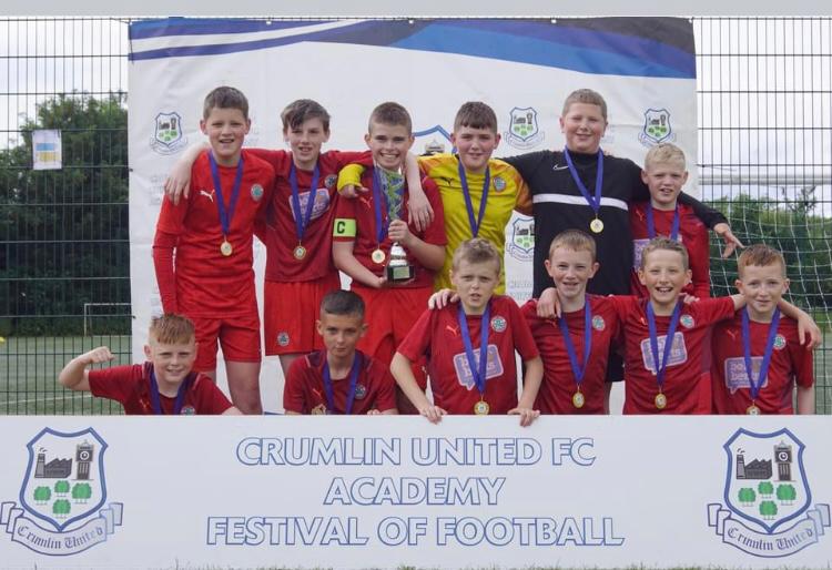 TOP TEAM: The young Cliftonville players