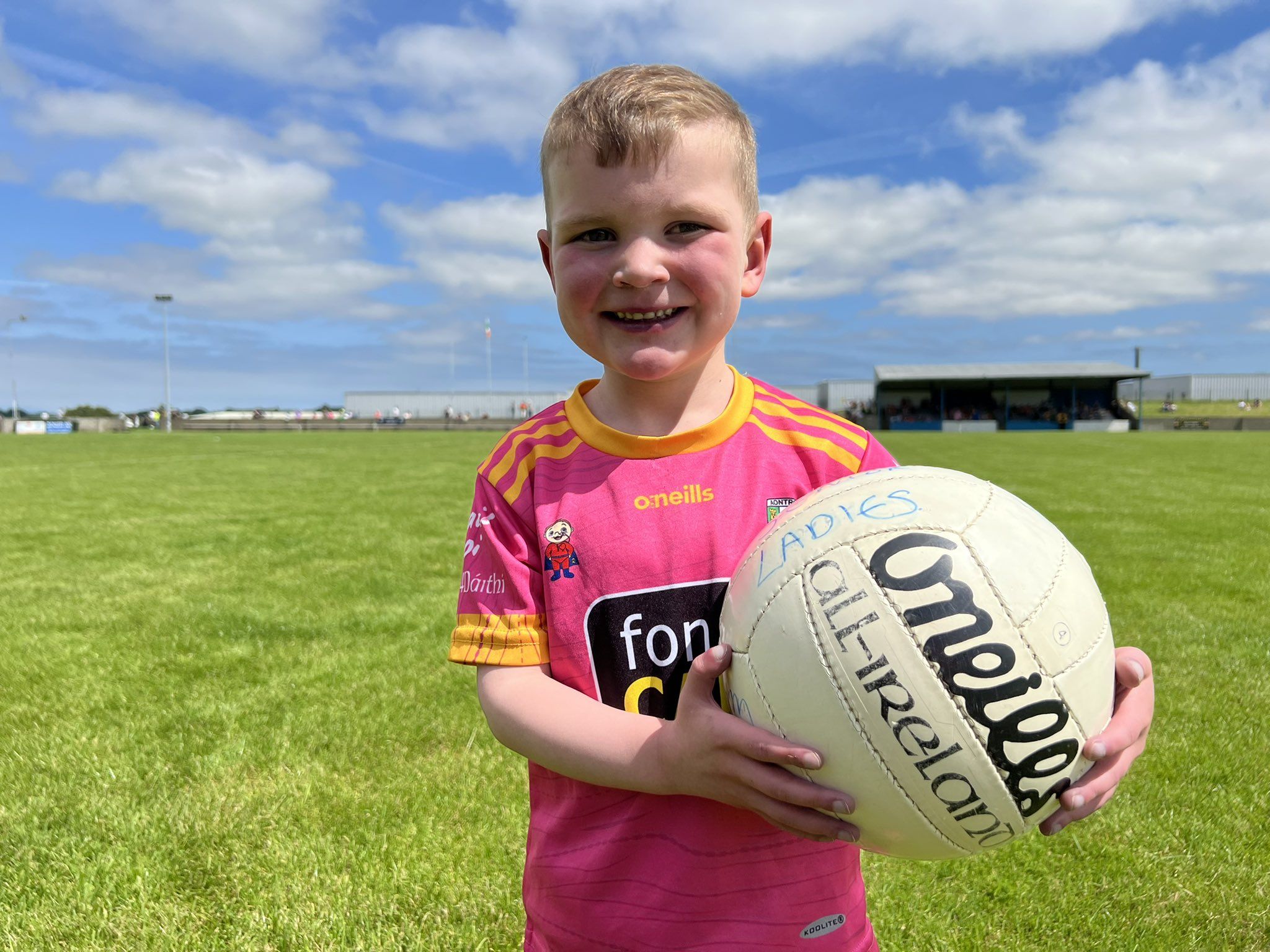 LONG WAIT: Dáithí Mac Gabhann spent his 1500th day on the organ donation list watching Antrim Ladies Footballers defeat Carlow in the All-Ireland semi final 