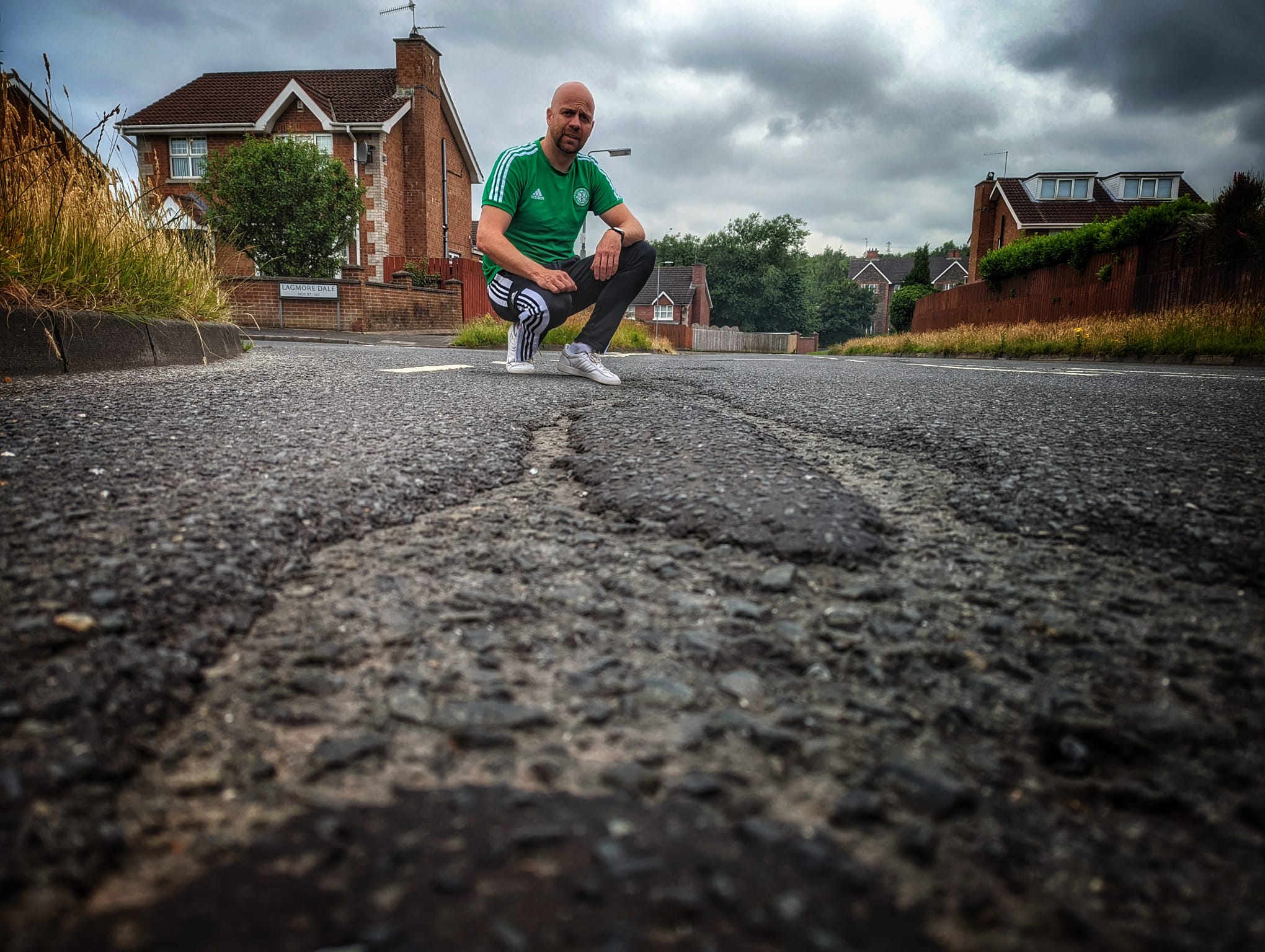 POTHOLES: Roads around Lagmore are to be resurfaced with the work due to be completed by Easter next year