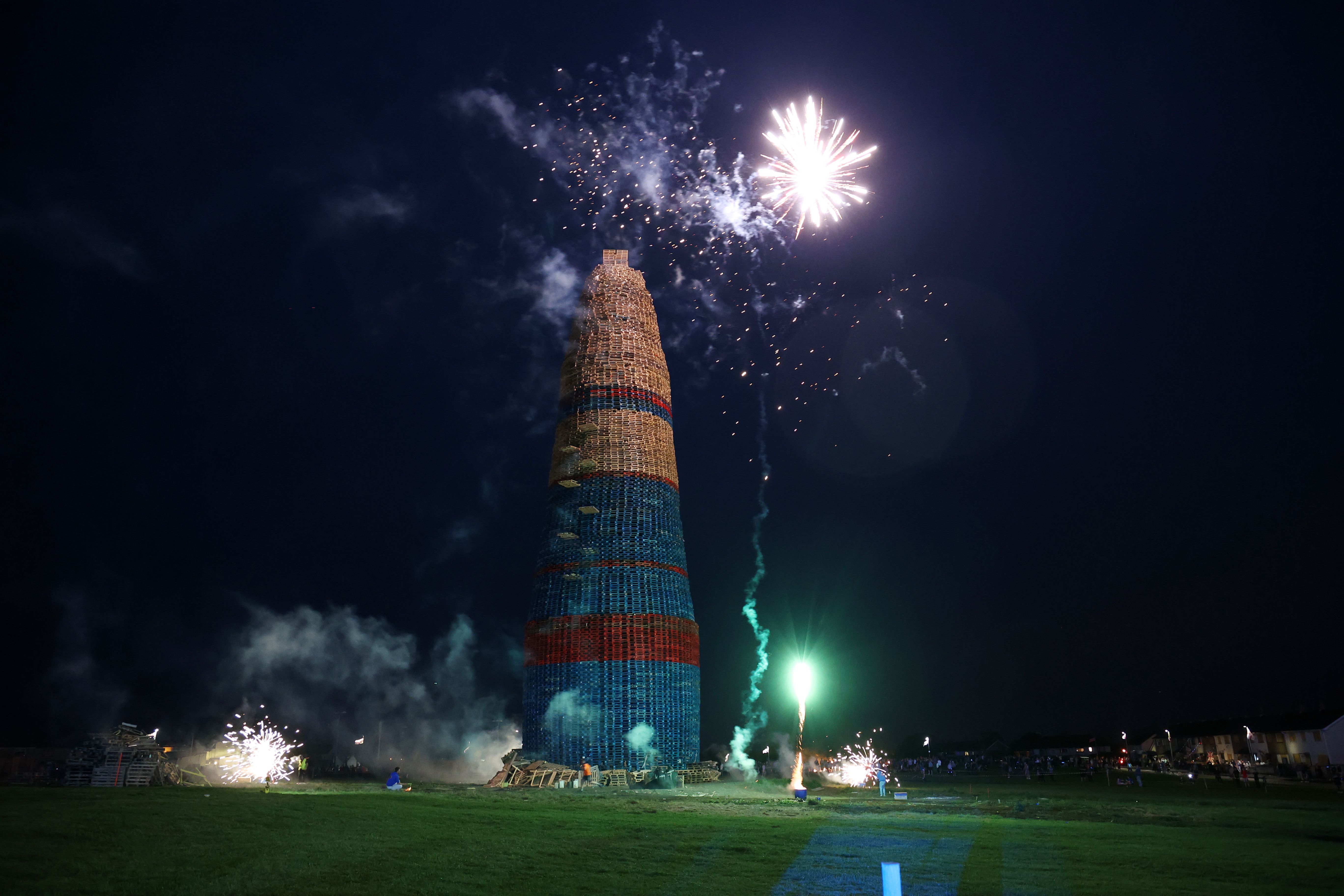 ADJUDICATOR: The controversial bonfire at Craigyhill in Larne will not be considered to be the World Record holder as there was no one there to adjudicate it.