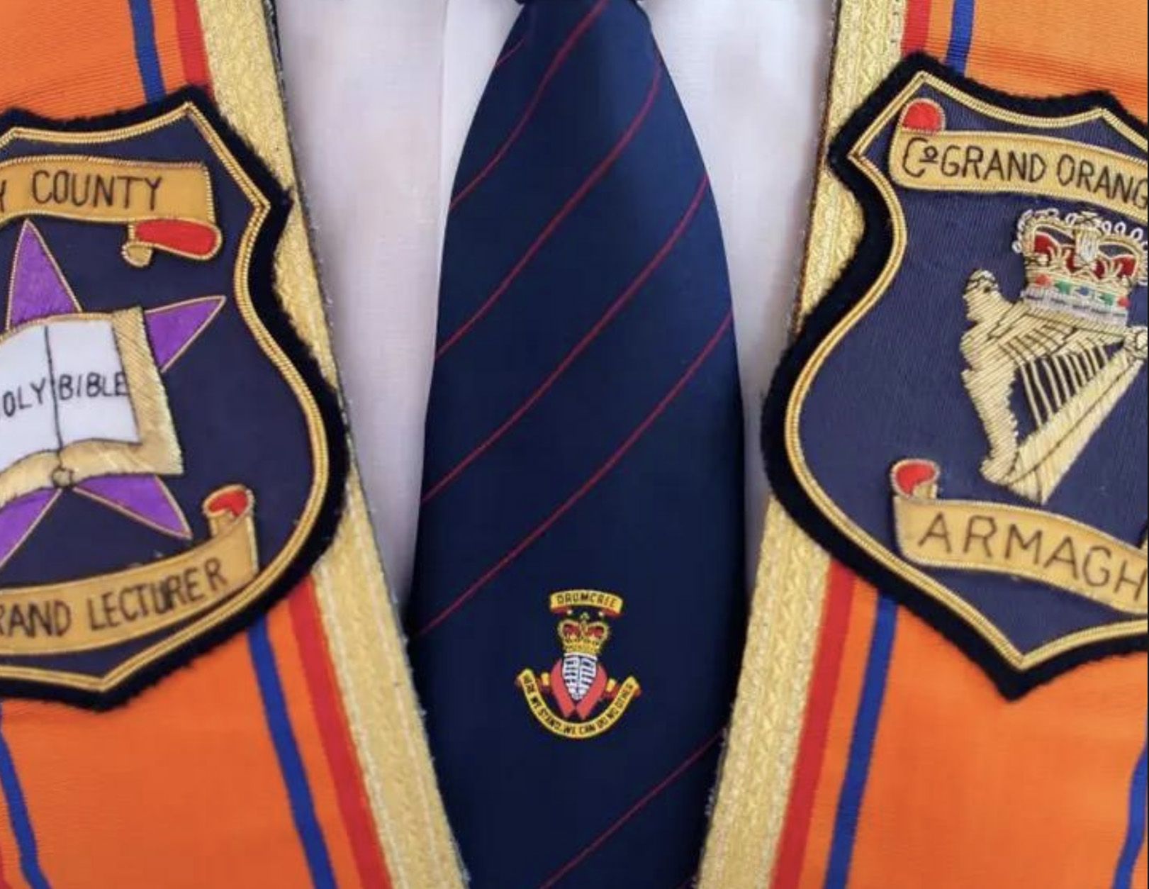 Those at the head of the Orange Order and who provide its public face would not be out of place in a black-and-white Pathé reel of a parade from the 1930s.