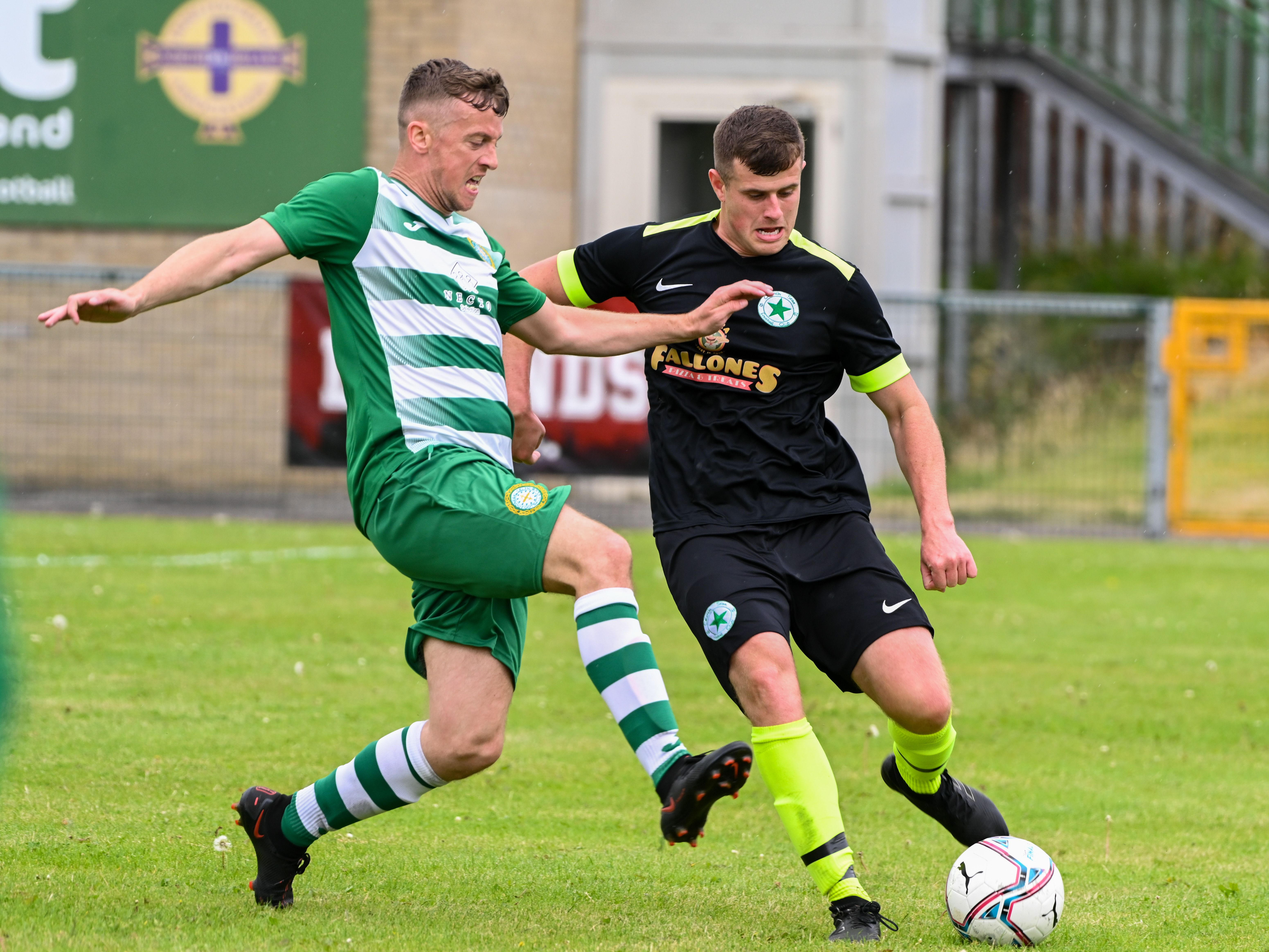 Action from Saturday\'s game at Donegal Celtic Park