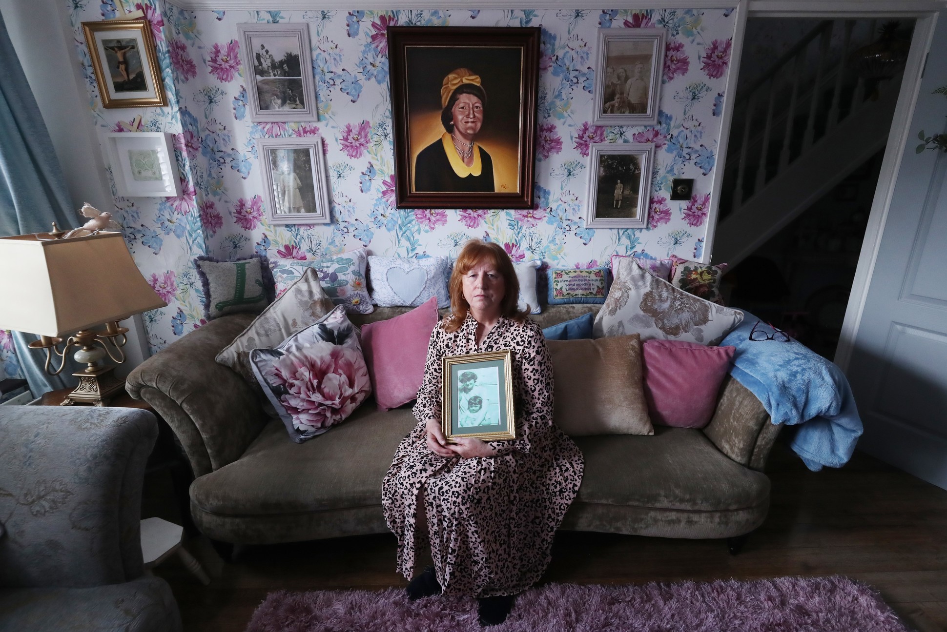 BALLYMURPHY: Niall Carson's photograph of Briege Voyle whose mother, Joan Connolly was murdered in the Ballymurphy massacre