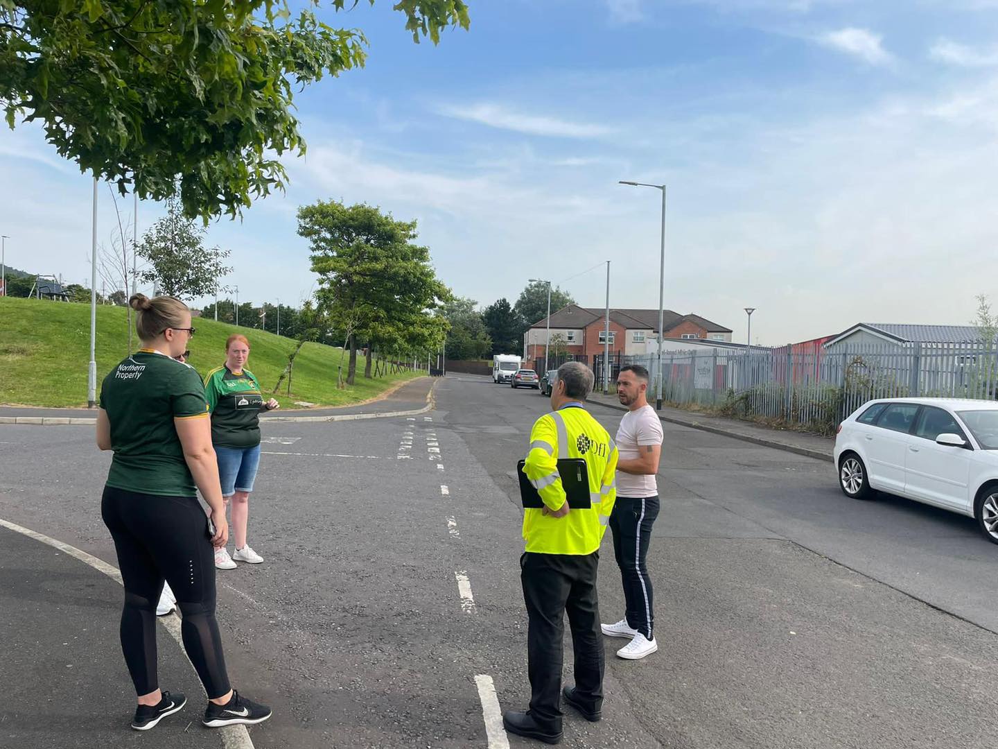 SAFETY: Community reps meet with Department officials on Whiterock Close