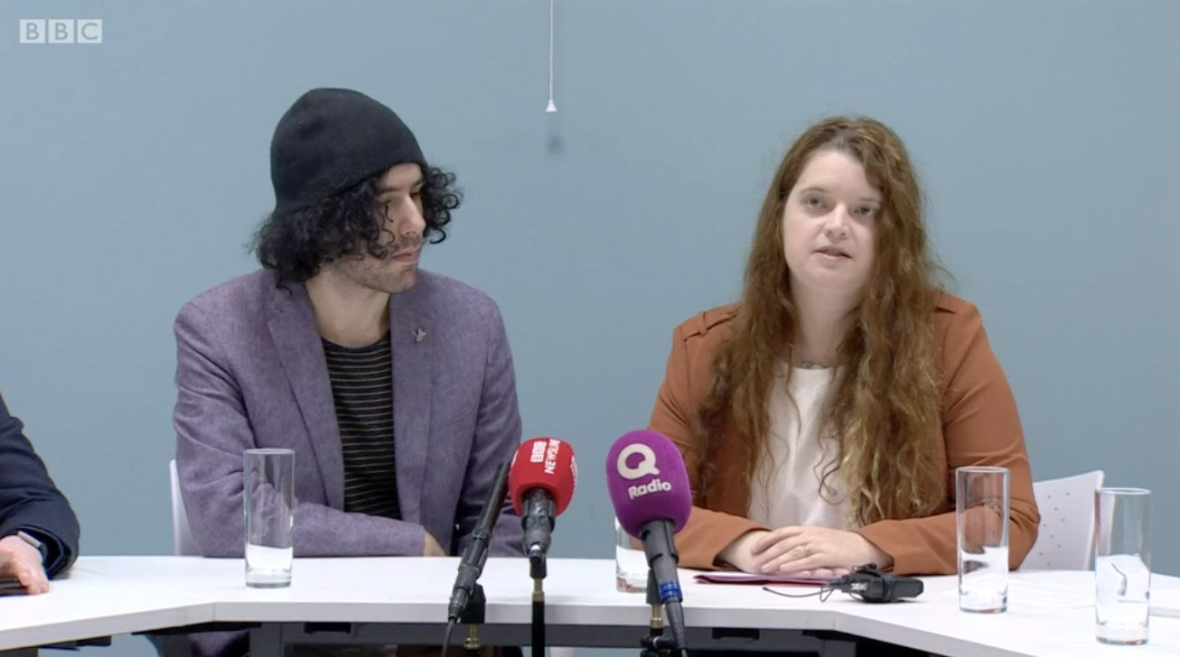 SPEAKING OUT: Emma de Souza has been reminding the Irish Government of its broken promises