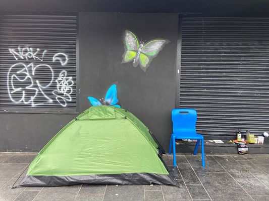 Appeal to treat local homeless man with respect