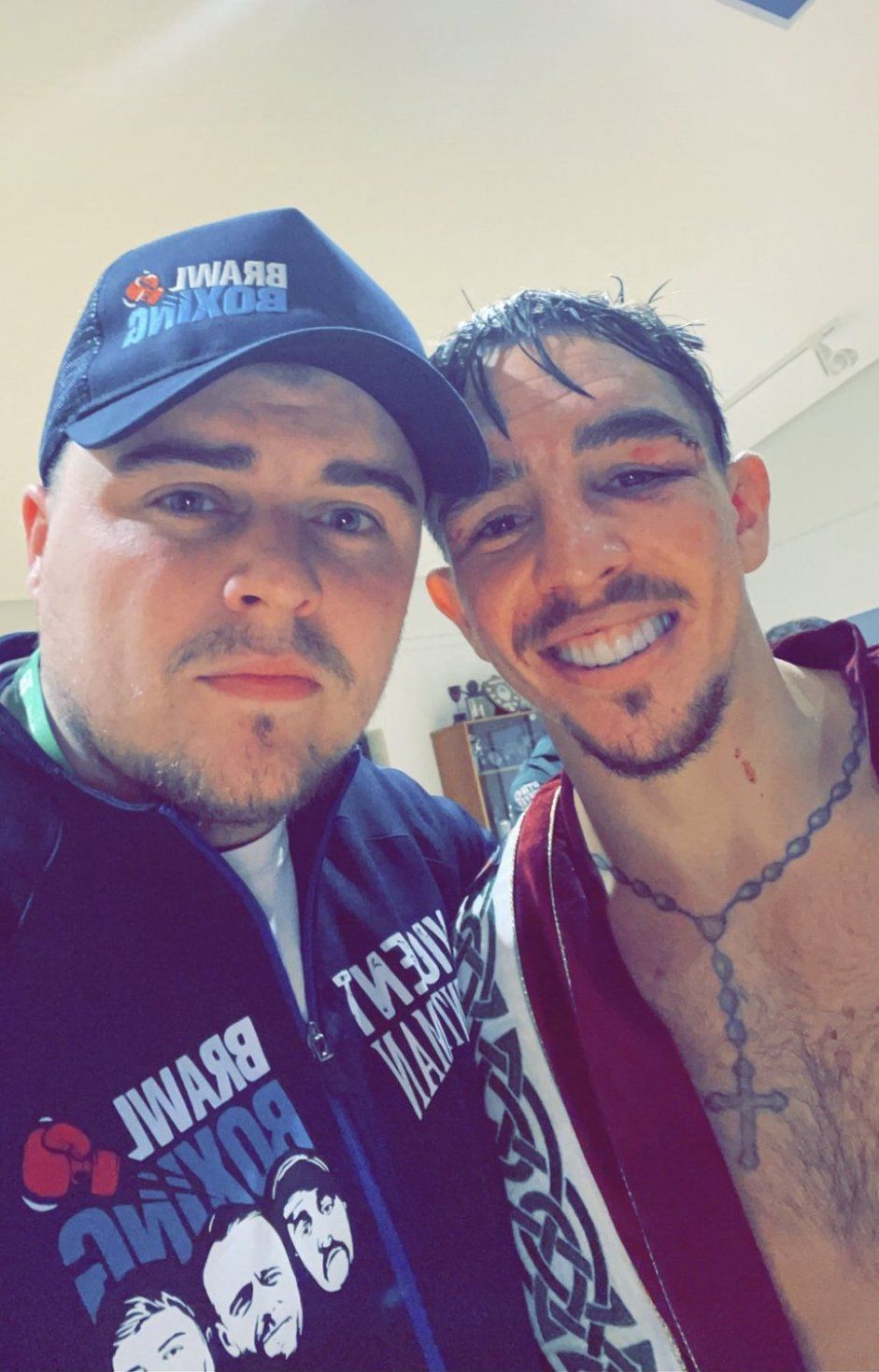 Colm McGuigan (pictured with Michael Conlan) has joined the roster at iFL TV 