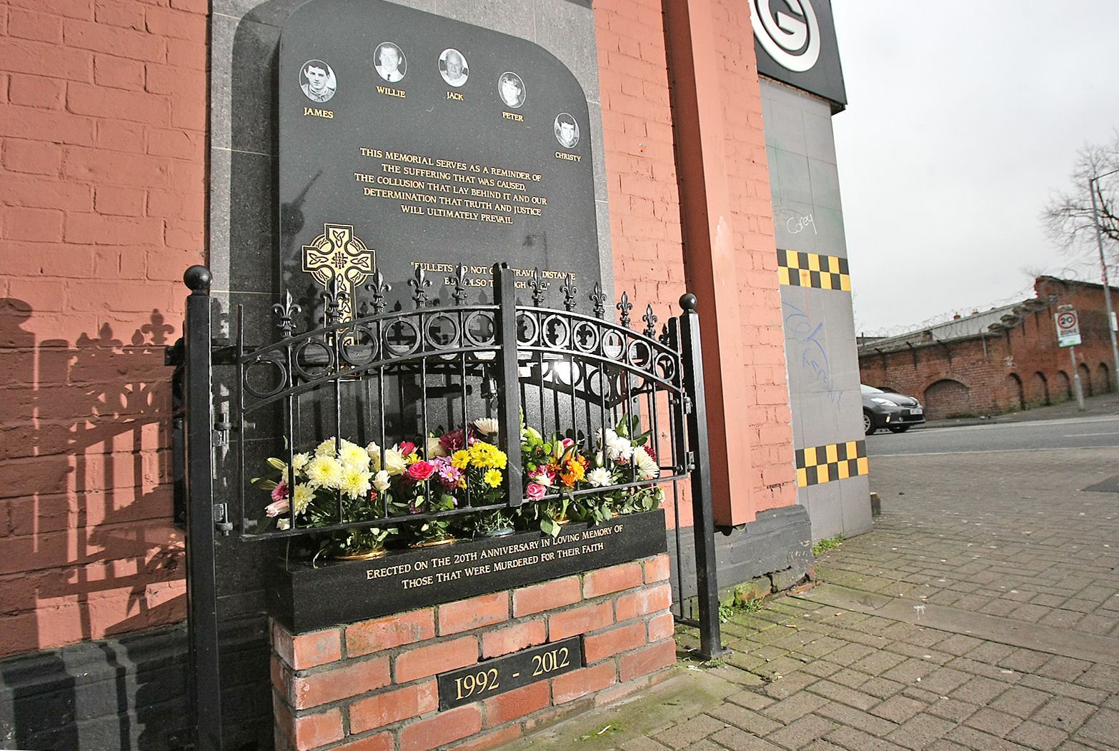 RECENT HISTORY: Lower Ormeau has experienced more than its fair share of heartache, like the 1992 Sean Grahams massacre