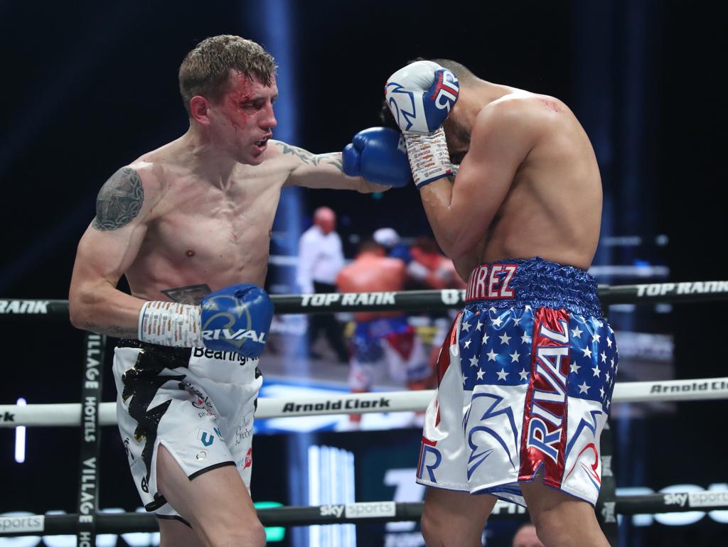 Eric Donovan in action against Robeisy Ramirez earlier this year