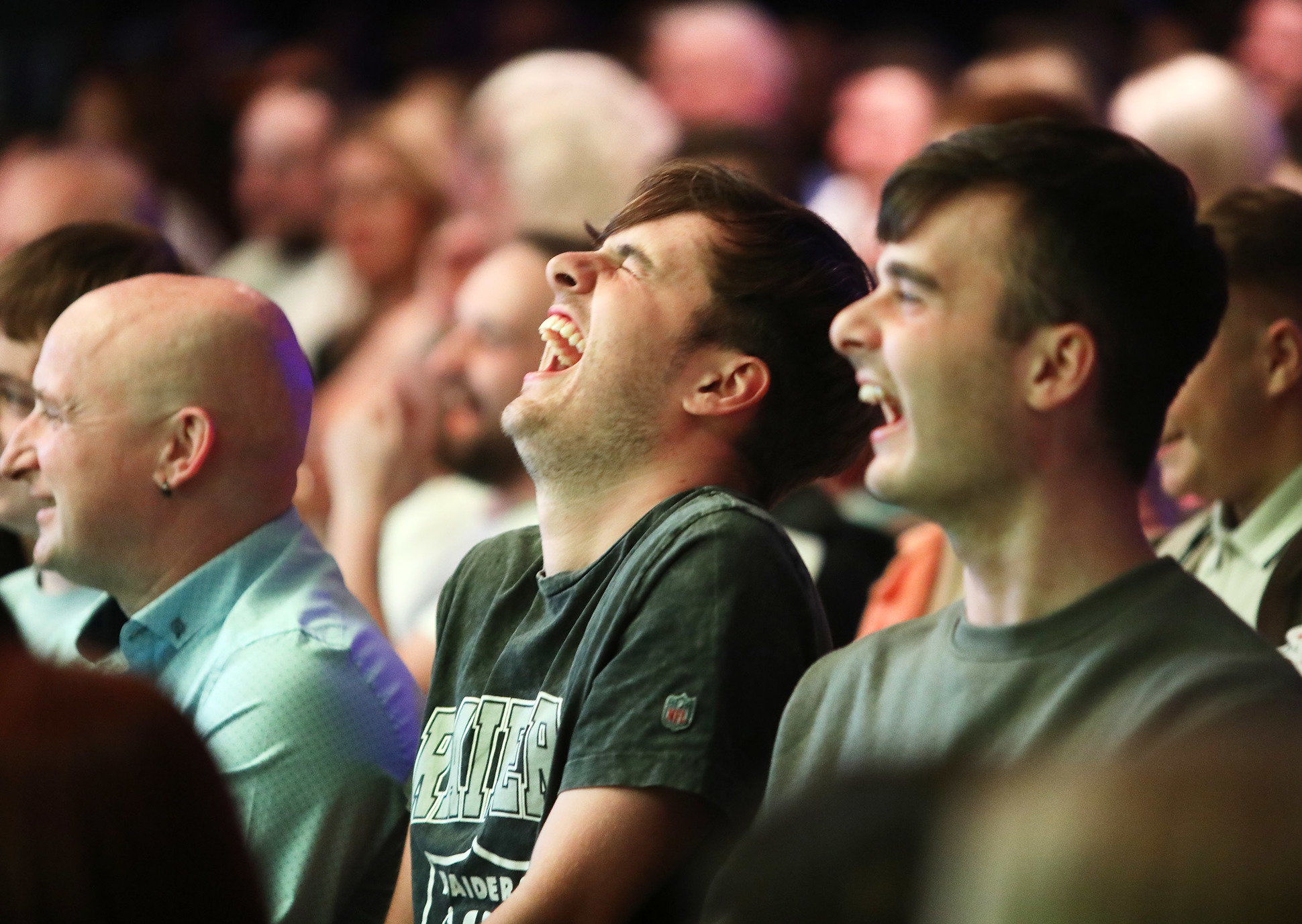 COMEDY NIGHT: Paddy McDonnell entertained crowds with two sold out shows in The Devenish Complex 