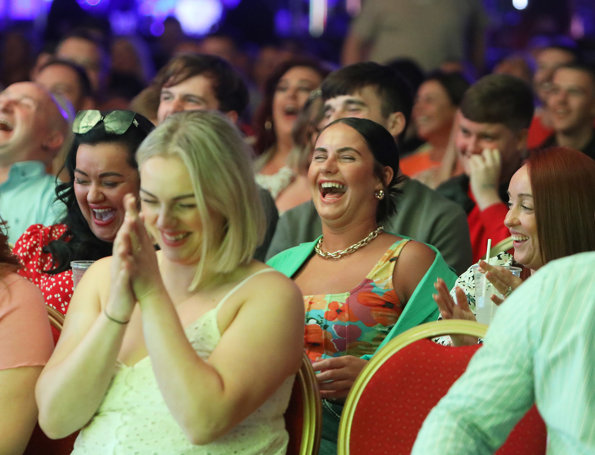 COMEDY NIGHT: Paddy McDonnell entertained crowds with two sold out shows in The Devenish Complex 