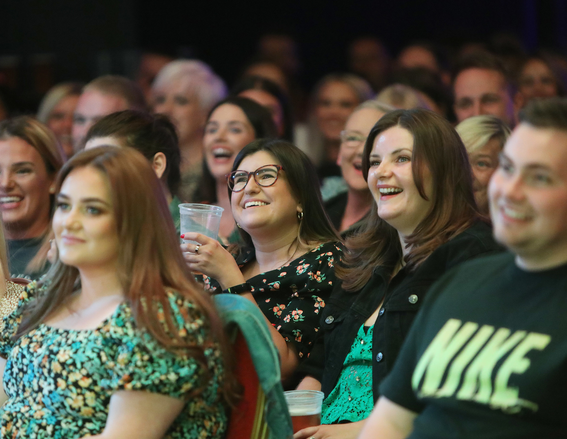 COMEDY NIGHT: Paddy McDonnell entertained crowds with two sold out shows in The Devenish Complex 