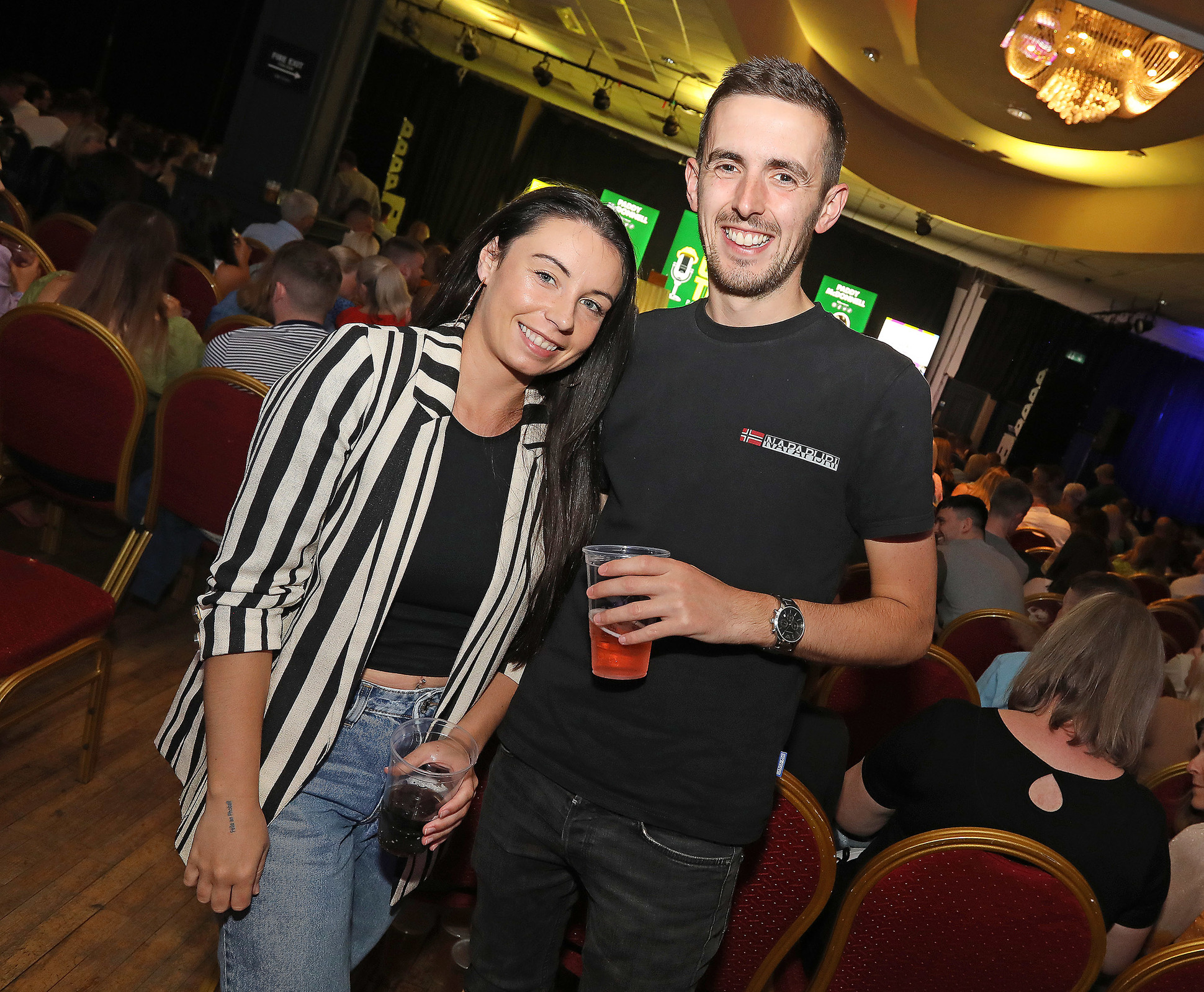 COMEDY NIGHT: Paddy McDonnell entertained crowds with two sold out shows in The Devenish Complex 