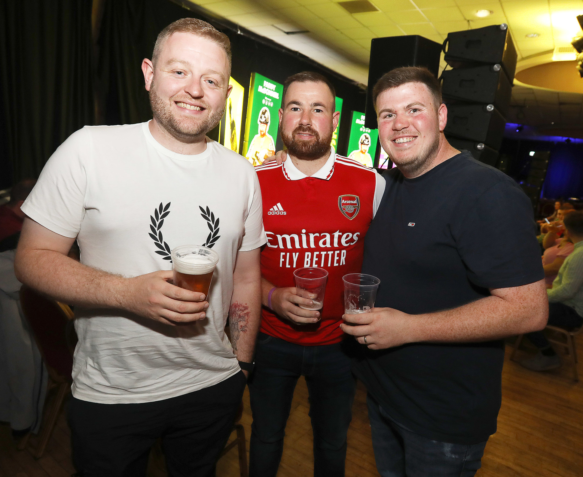 COMEDY NIGHT: Paddy McDonnell entertained crowds with two sold out shows in The Devenish Complex 