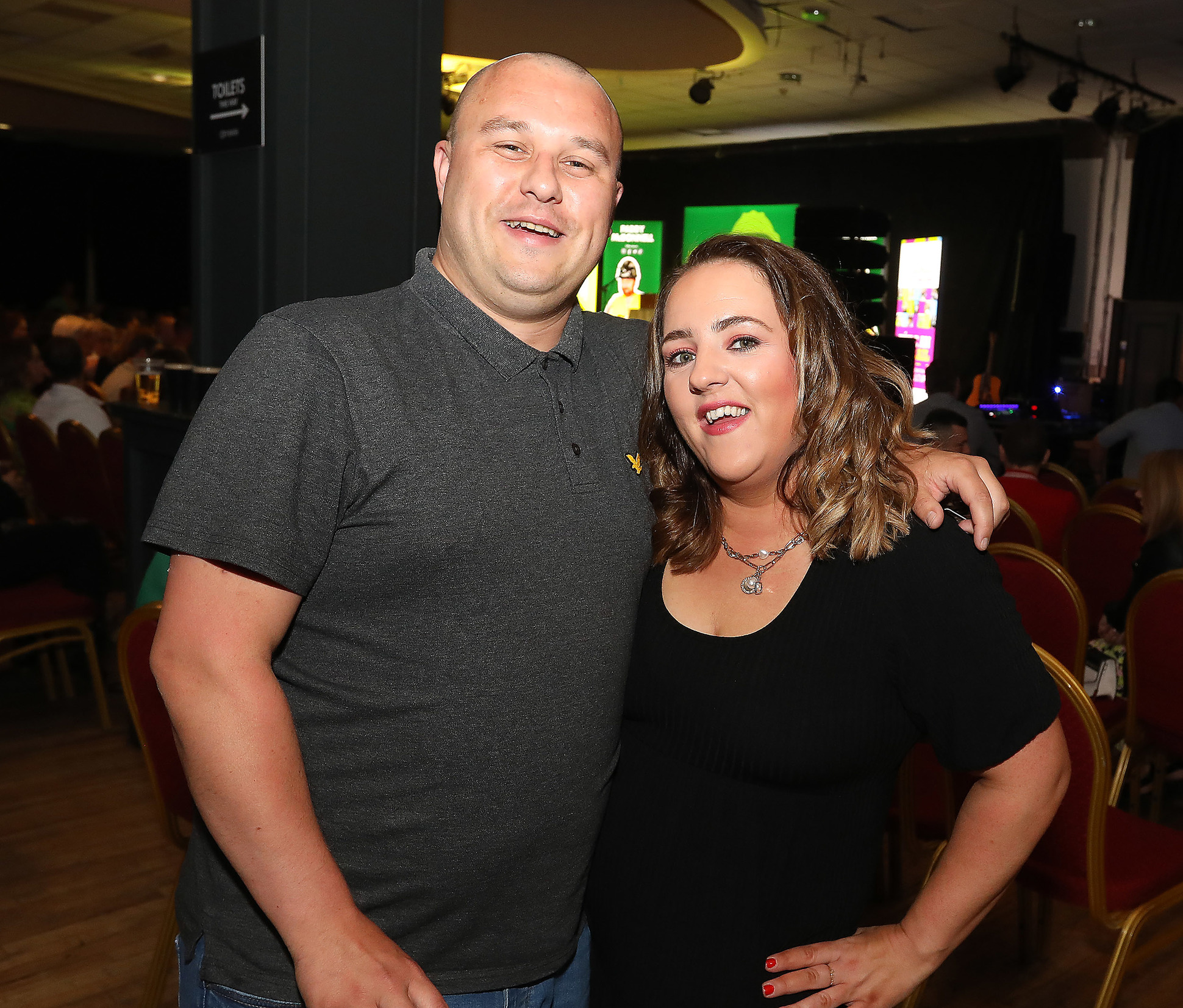 COMEDY NIGHT: Paddy McDonnell entertained crowds with two sold out shows in The Devenish Complex 