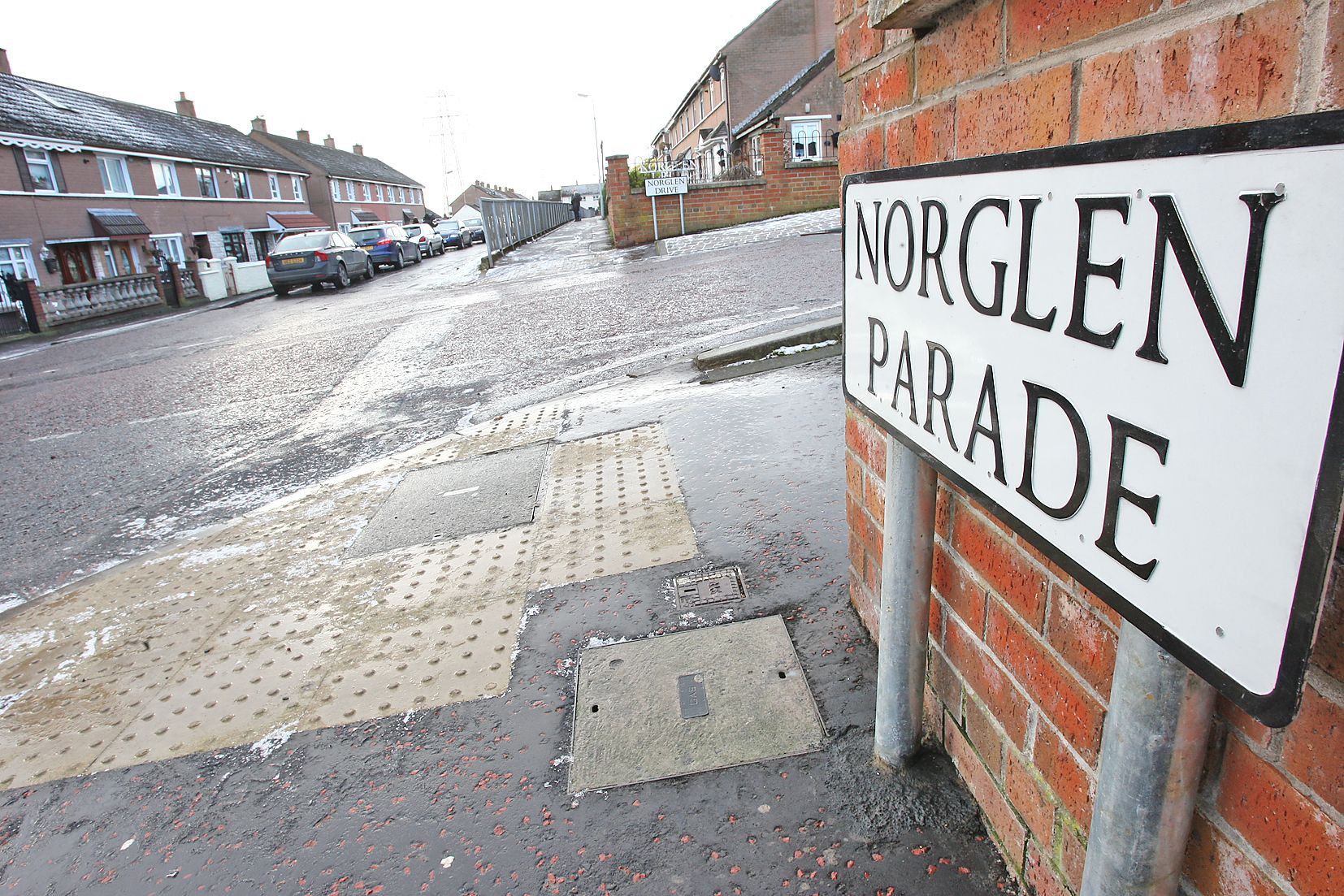 EVACUATED: Residents in Norglen Parade were evacuated while a controlled explosion was carried out on the device 