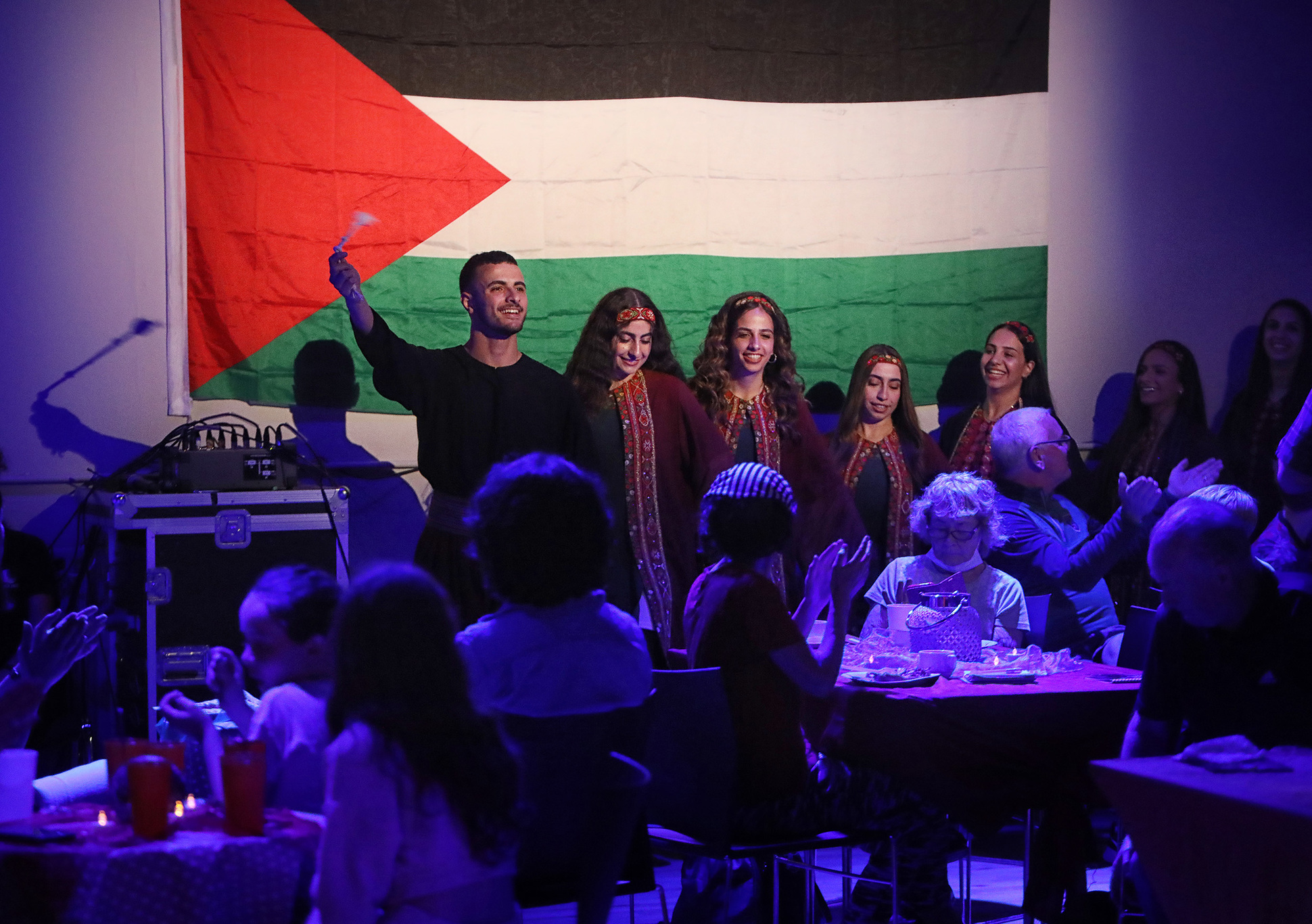 DANCE: Palestinian dancers performed in Cultúrlann McAdam Ó Fiaich as part of this year's Féile