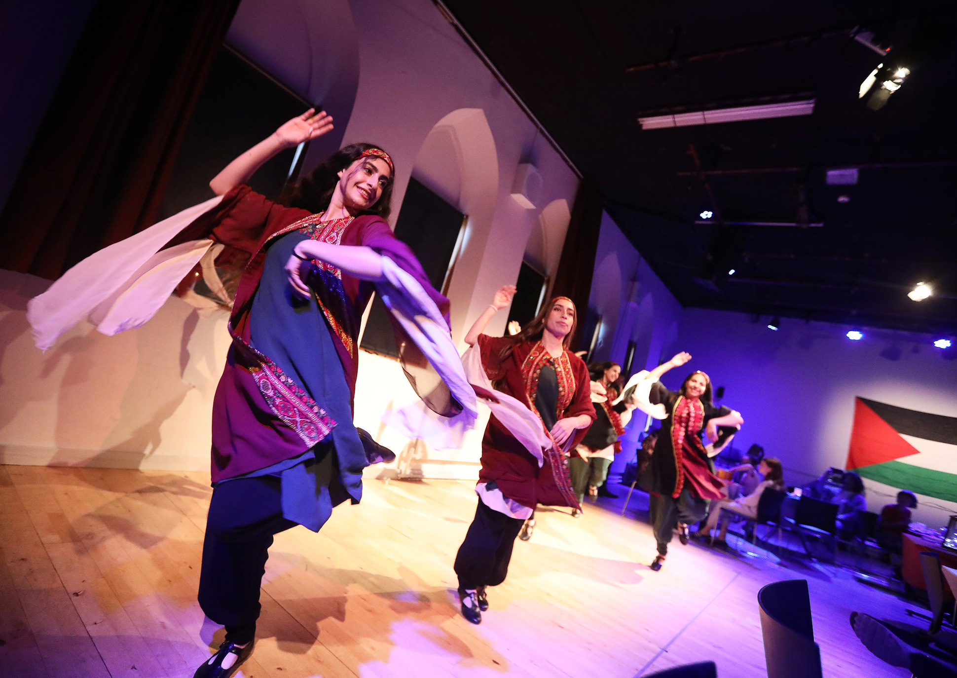 DANCE: Palestinian dancers performed in Cultúrlann McAdam Ó Fiaich as part of this year's Féile