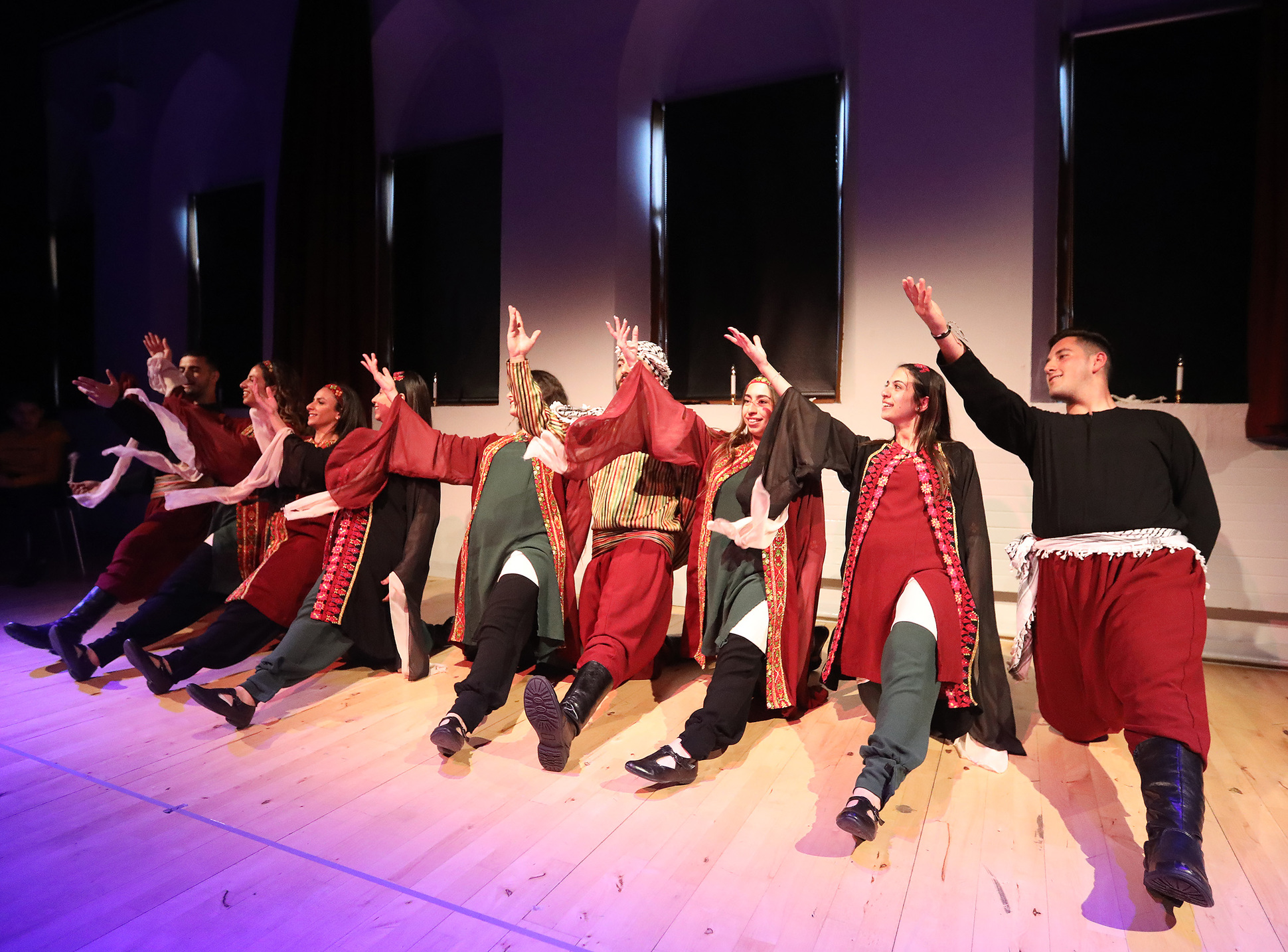 DANCE: Palestinian dancers performed in Cultúrlann McAdam Ó Fiaich as part of this year's Féile