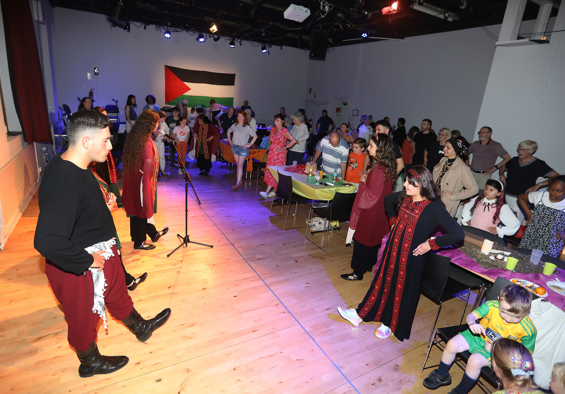 DANCE: Palestinian dancers performed in Cultúrlann McAdam Ó Fiaich as part of this year's Féile