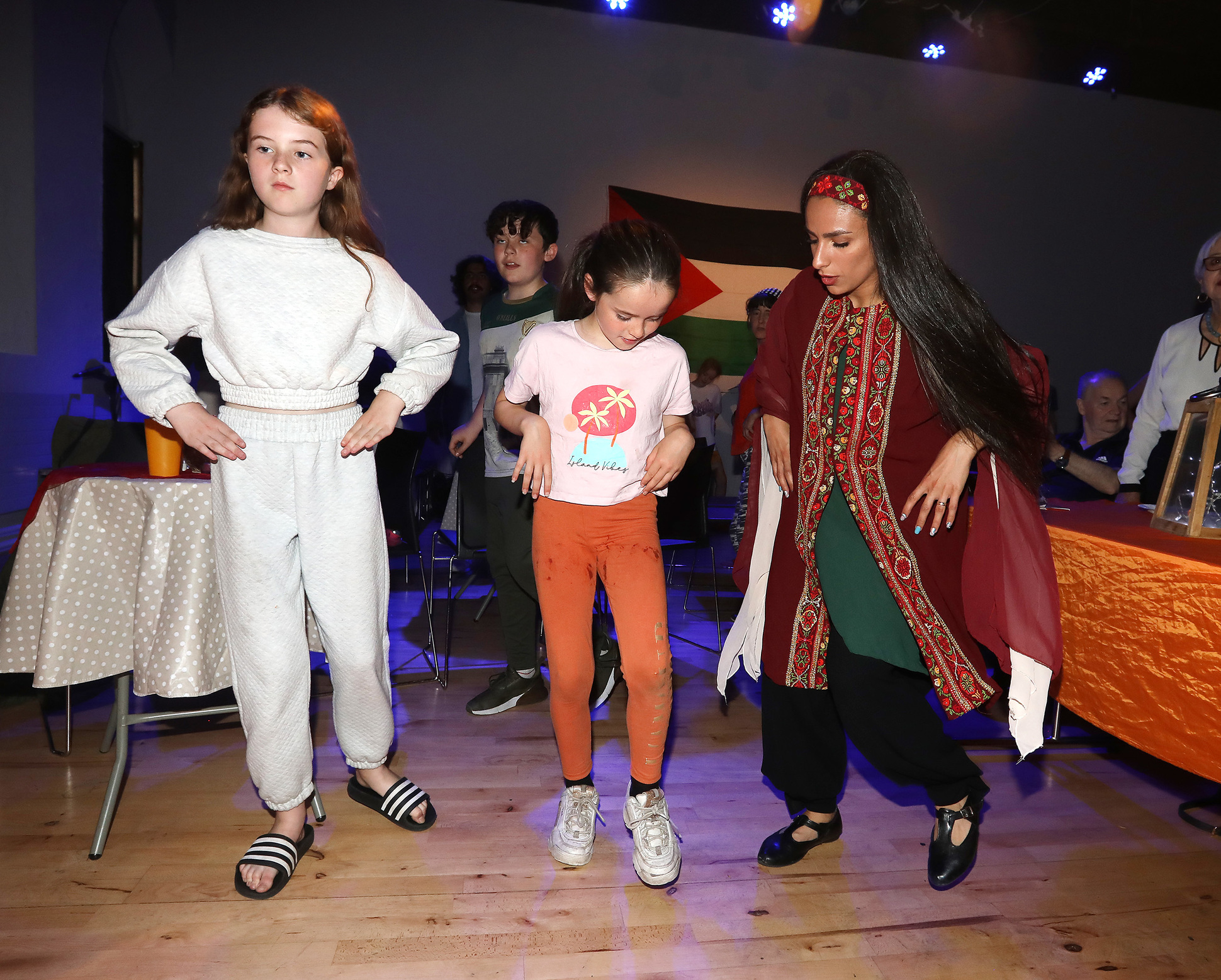 DANCE: Palestinian dancers performed in Cultúrlann McAdam Ó Fiaich as part of this year's Féile