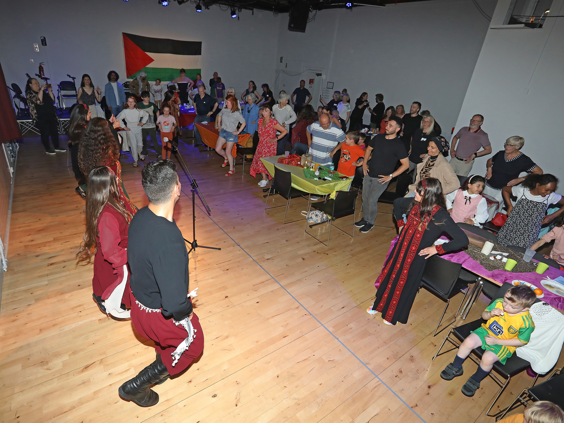 DANCE: Palestinian dancers performed in Cultúrlann McAdam Ó Fiaich as part of this year's Féile