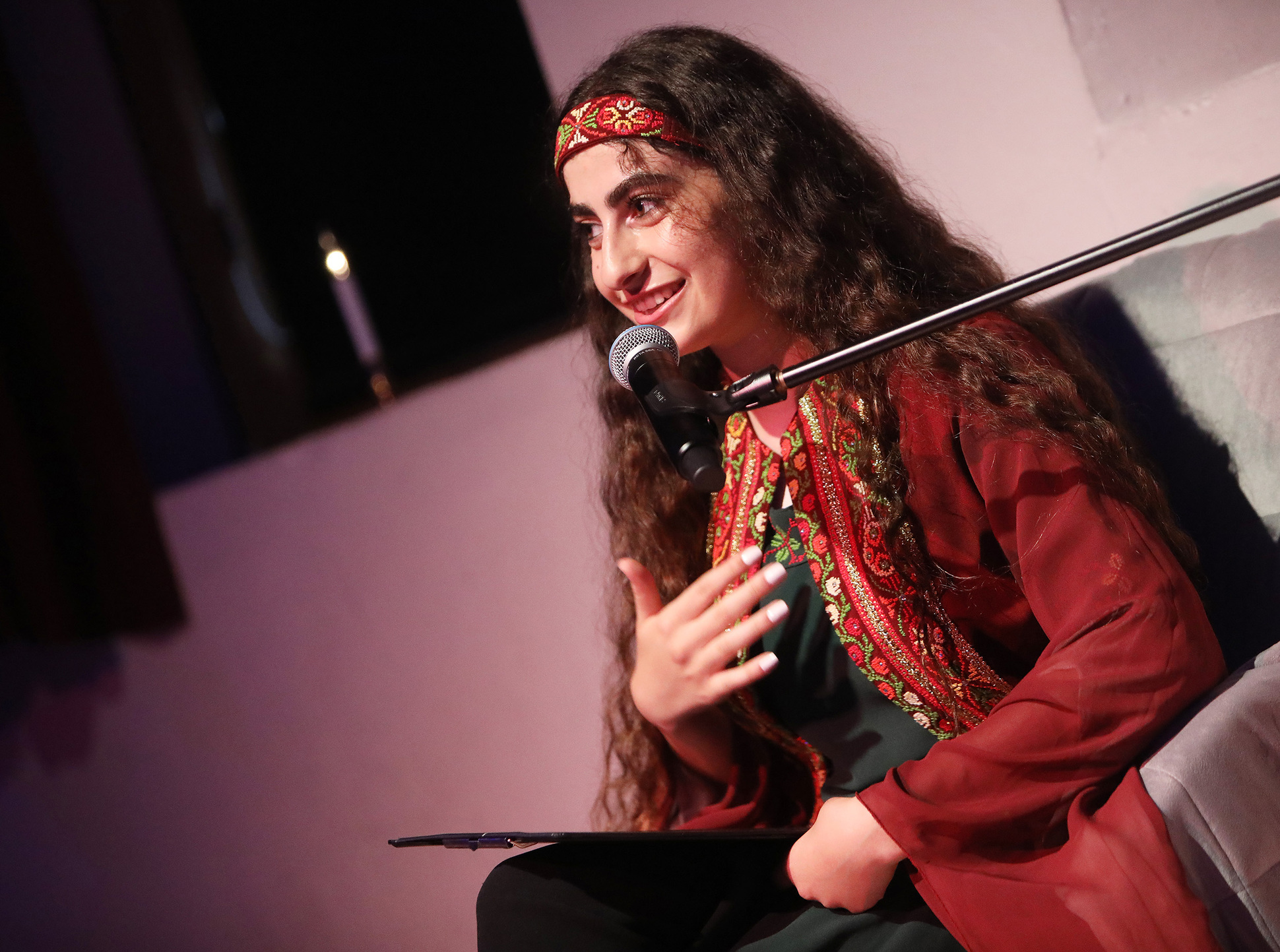 DANCE: Palestinian dancers performed in Cultúrlann McAdam Ó Fiaich as part of this year's Féile