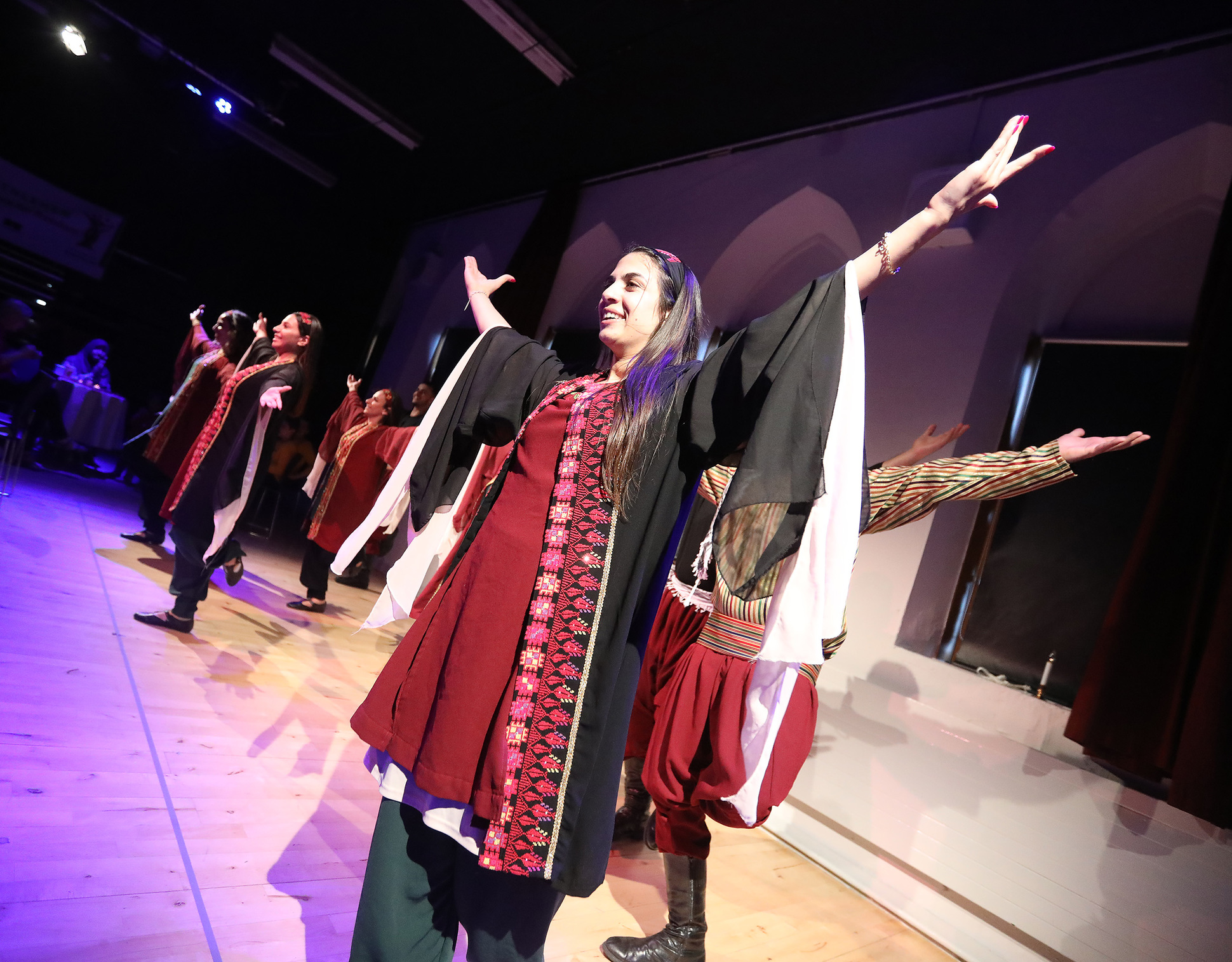 DANCE: Palestinian dancers performed in Cultúrlann McAdam Ó Fiaich as part of this year's Féile