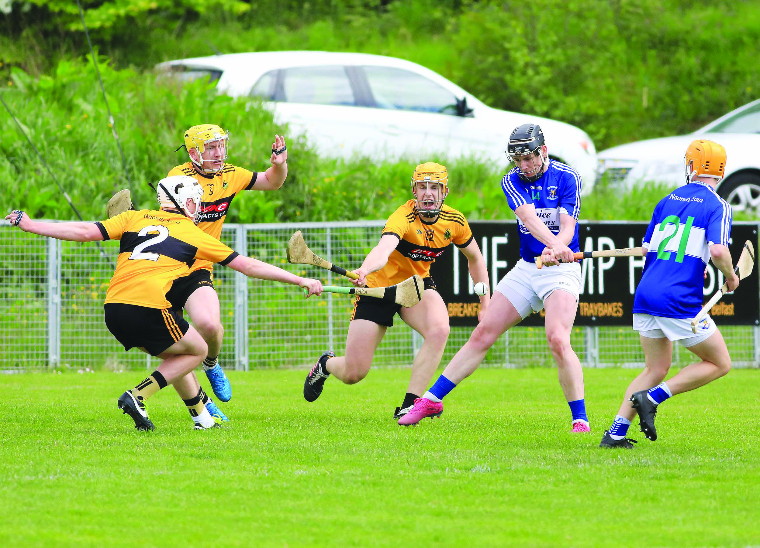 St John’s and Naomh Éanna meet in the SHC on Sunday evening at Rossa Park