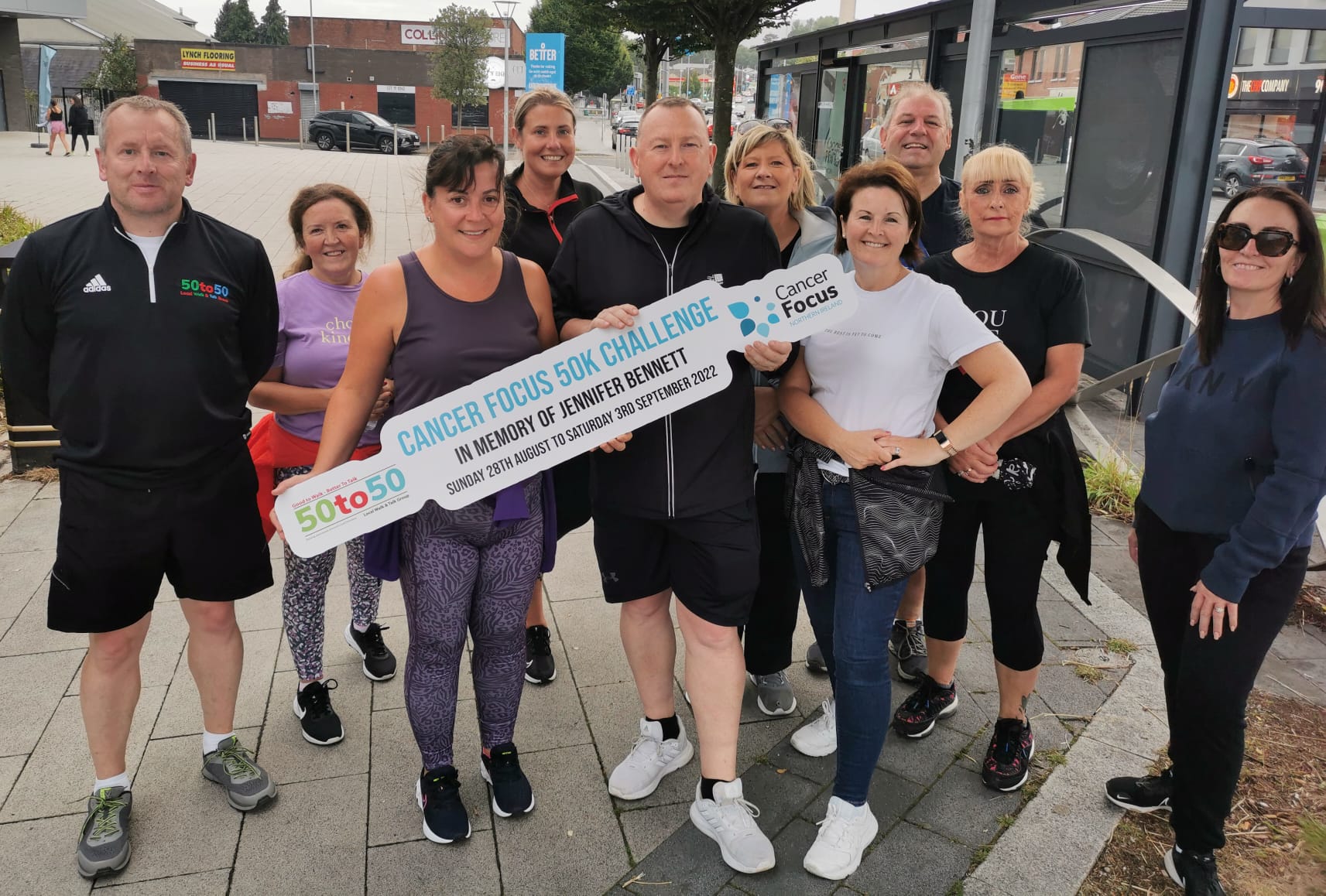 WALKING: Liz Brennan has organised a series of walks in memory of her sister-in-law Jennifer who passed away last month 