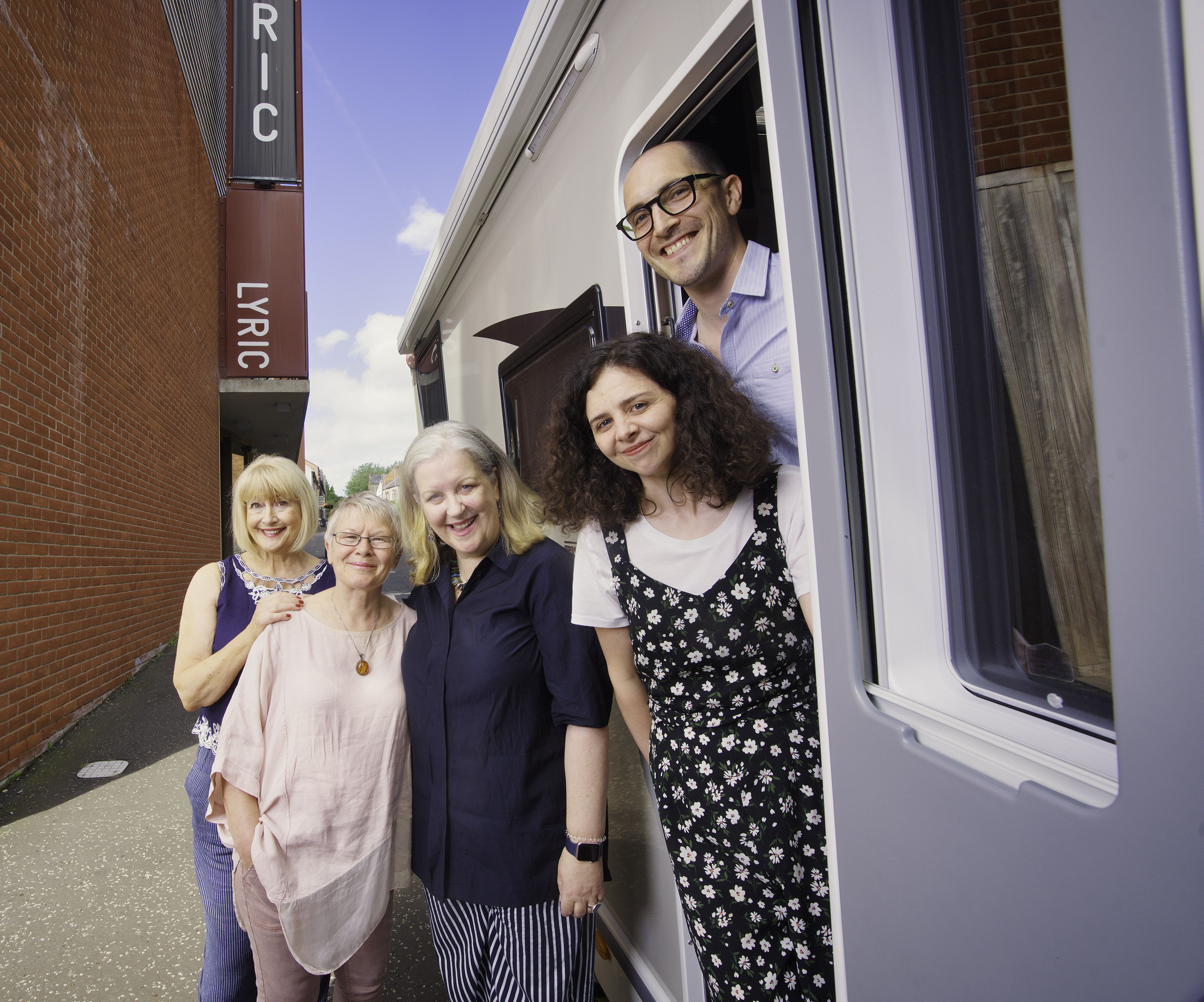 L-R Libby Smyth, Carol Moore, Marion O\'Dwyer, Clare McMahon, Benjamin Gould