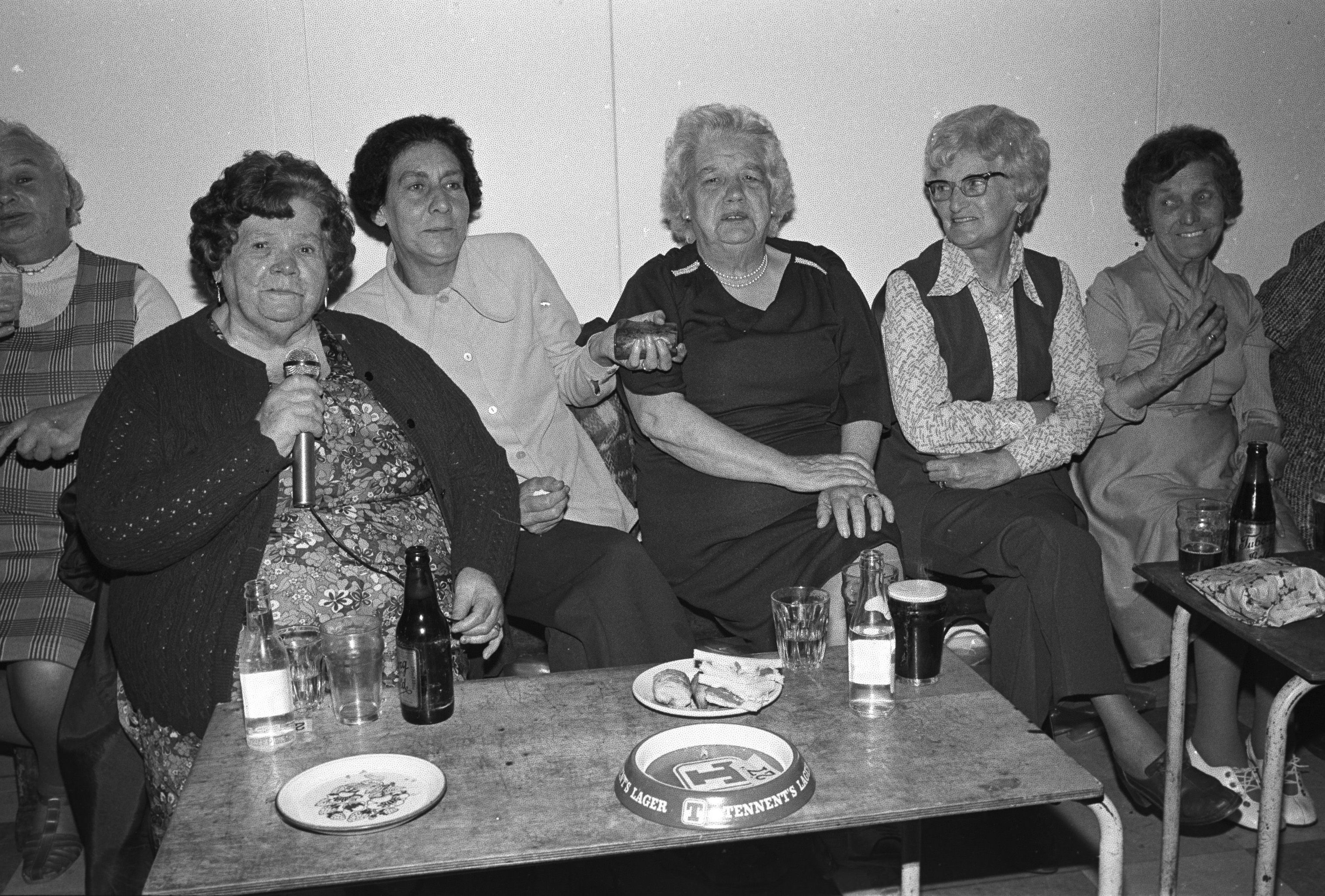 NIGHT OUT: Margaret Mullan, Lily Moore, Madge Mackin and Kathleen O\'Hagan at the Distillery Street Mothers’ Night function back in August 1980