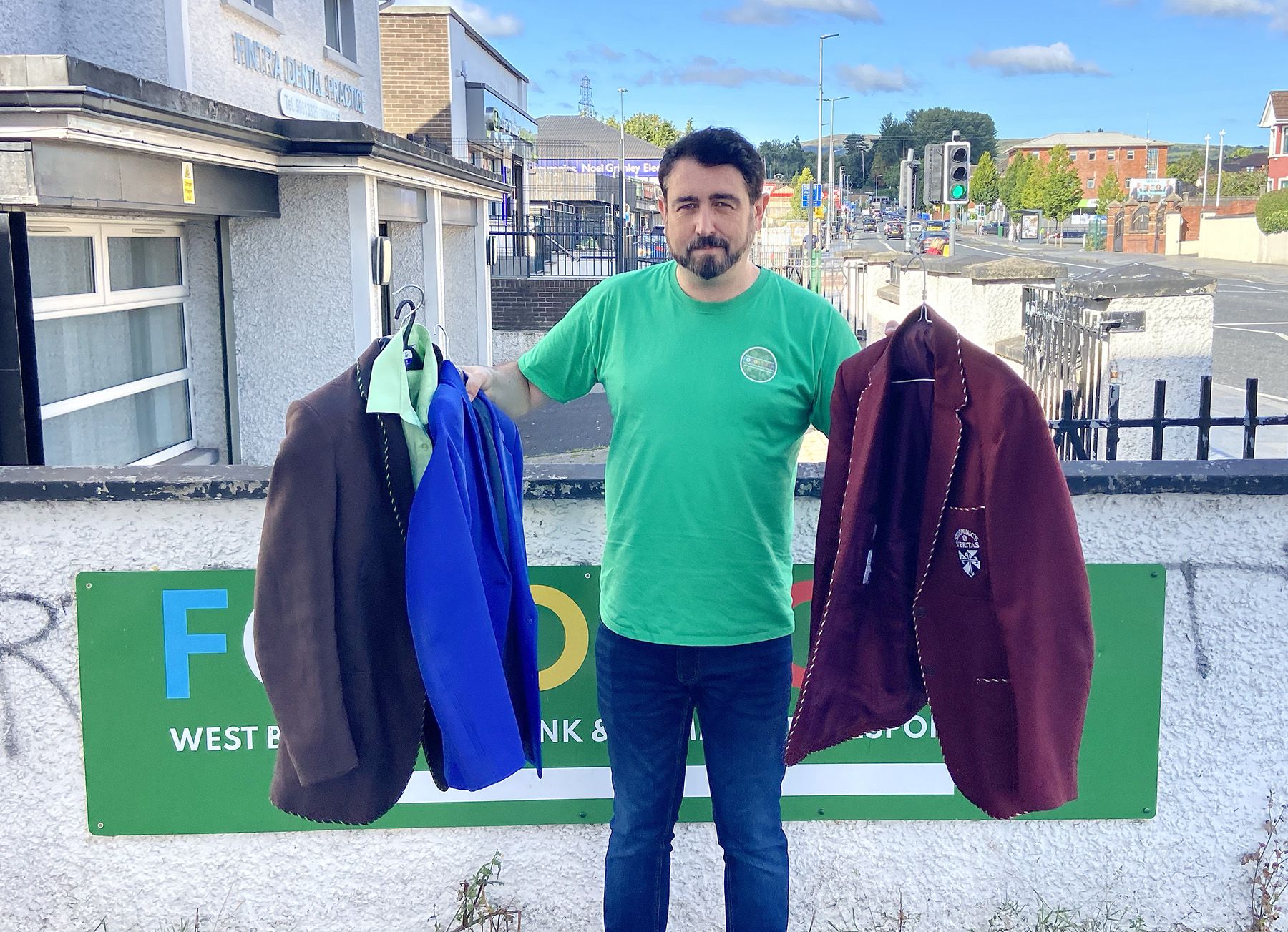 ASSISTANCE: Paul Doherty from Foodstock said that more needs to be done to help parents who are struggling with uniform costs