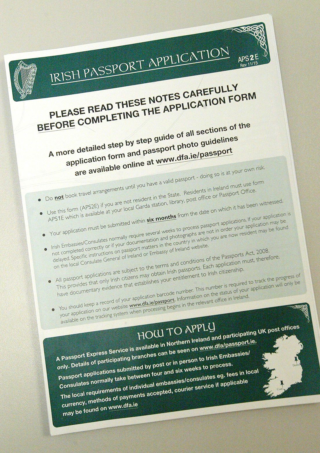 Irish passport office desperately needed in the North