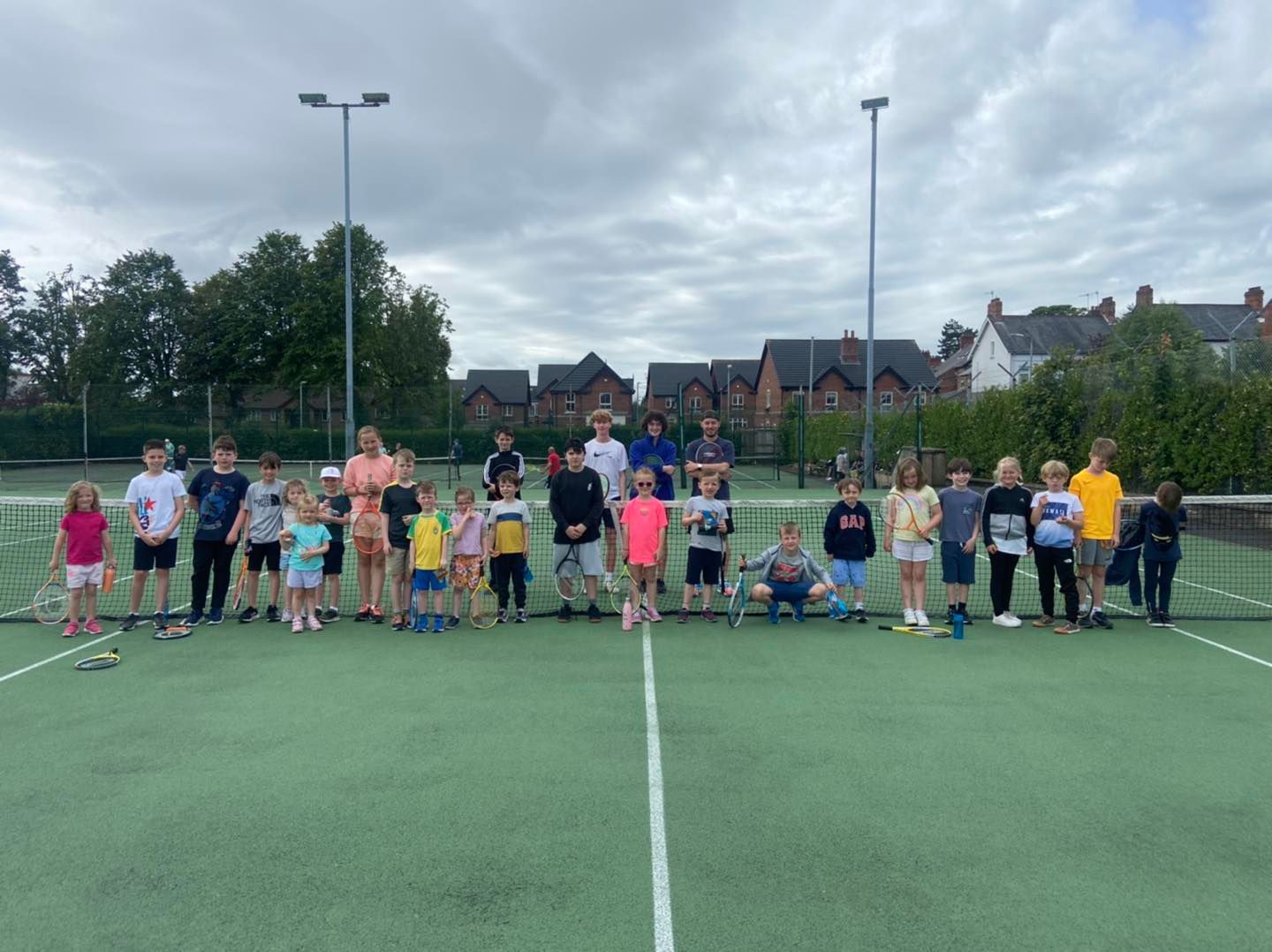 FUNDING BOOST: A recent summer camp at Cavehill Tennis Club