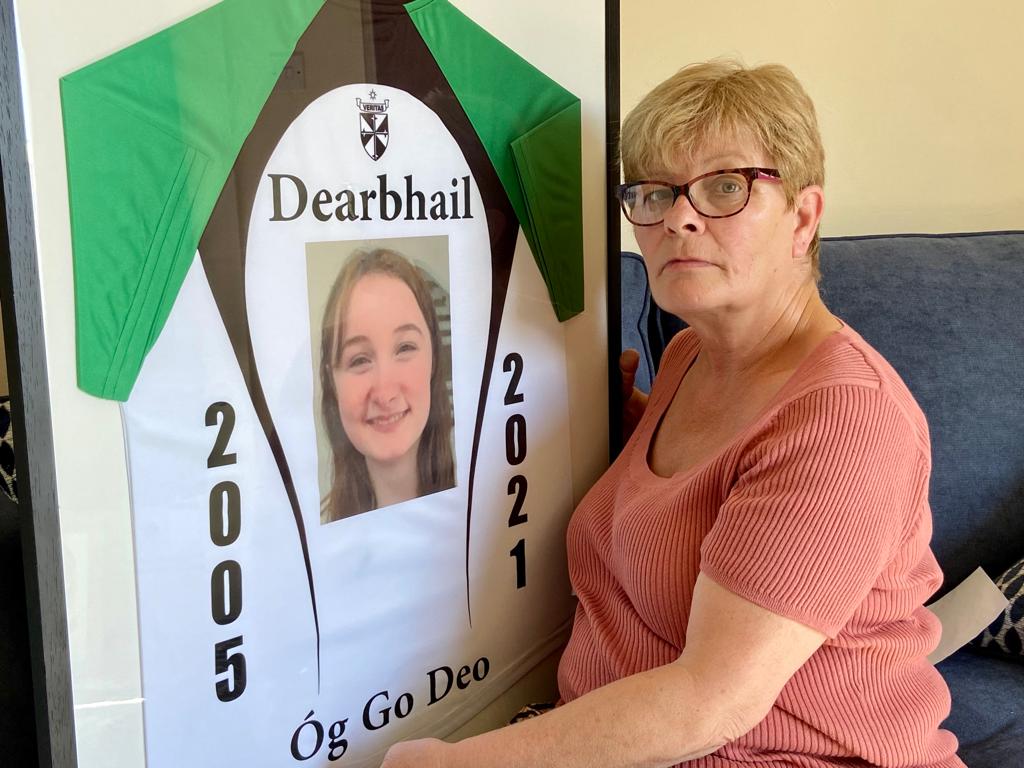 CAMPAIGN FOR CHANGE: Marie Murray lost her daughter Dearbhail last year