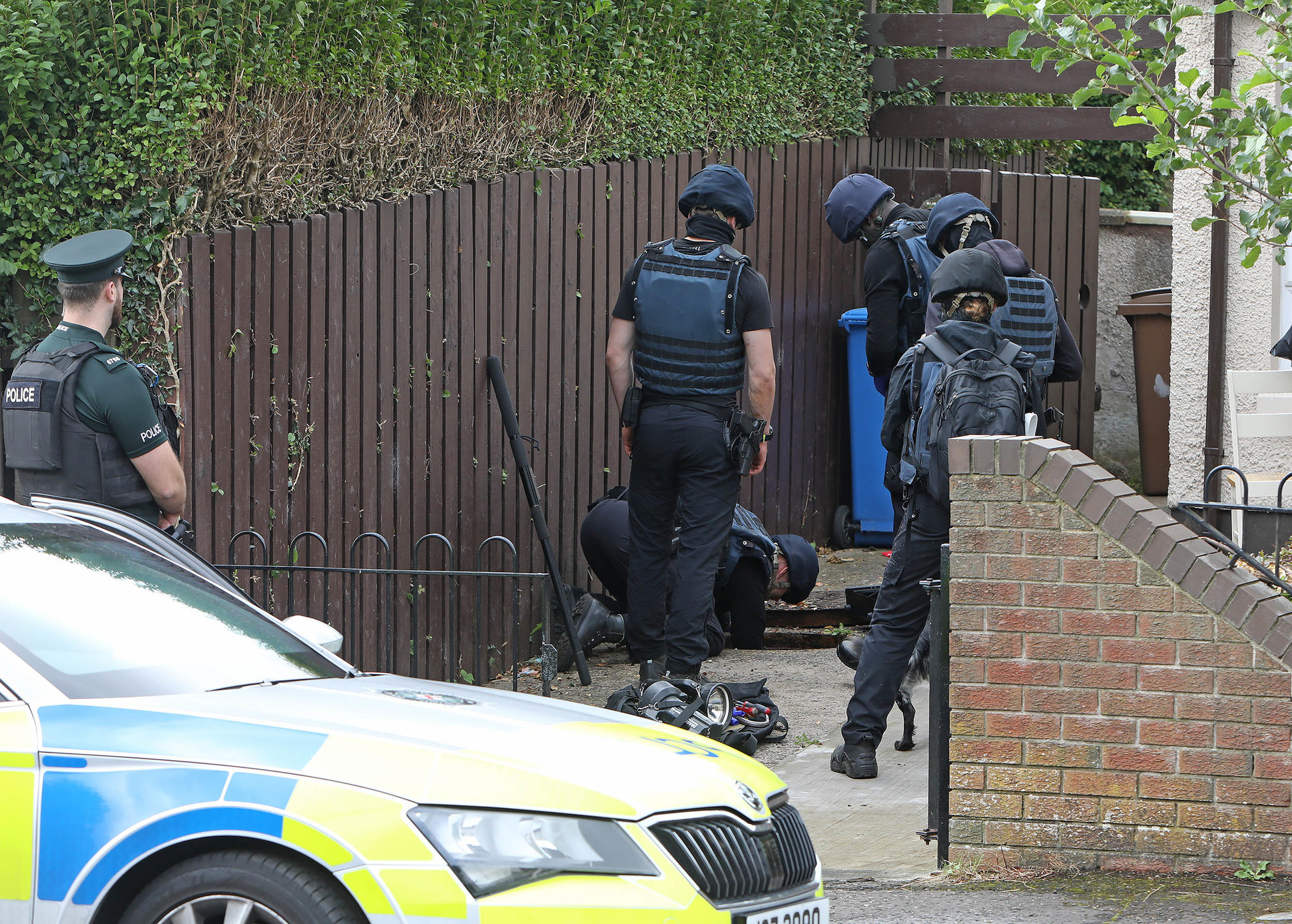 SEARCHES: Police and ATOs conducted searches in the area 