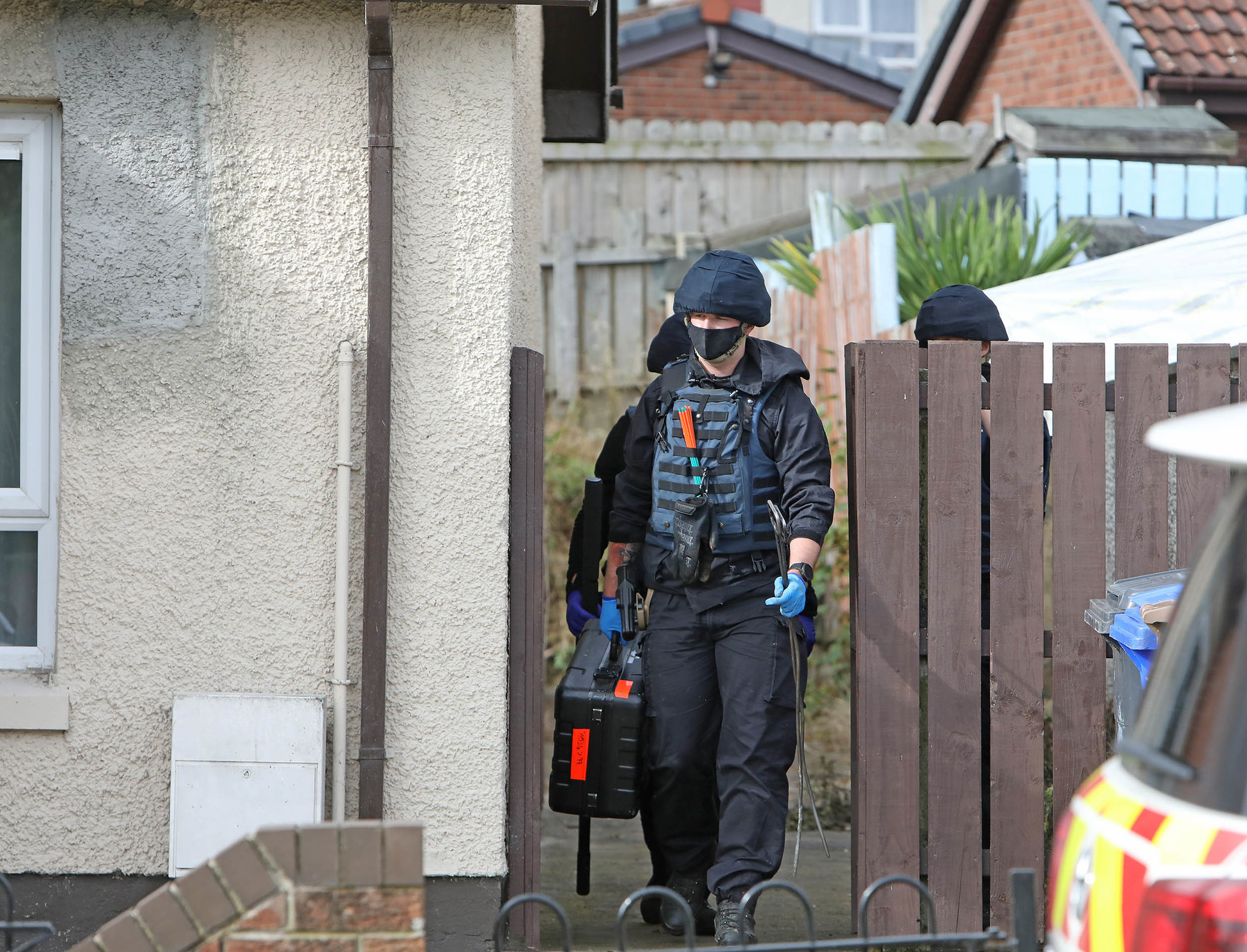 SEARCHES: Police and ATOs conducted searches in the area 