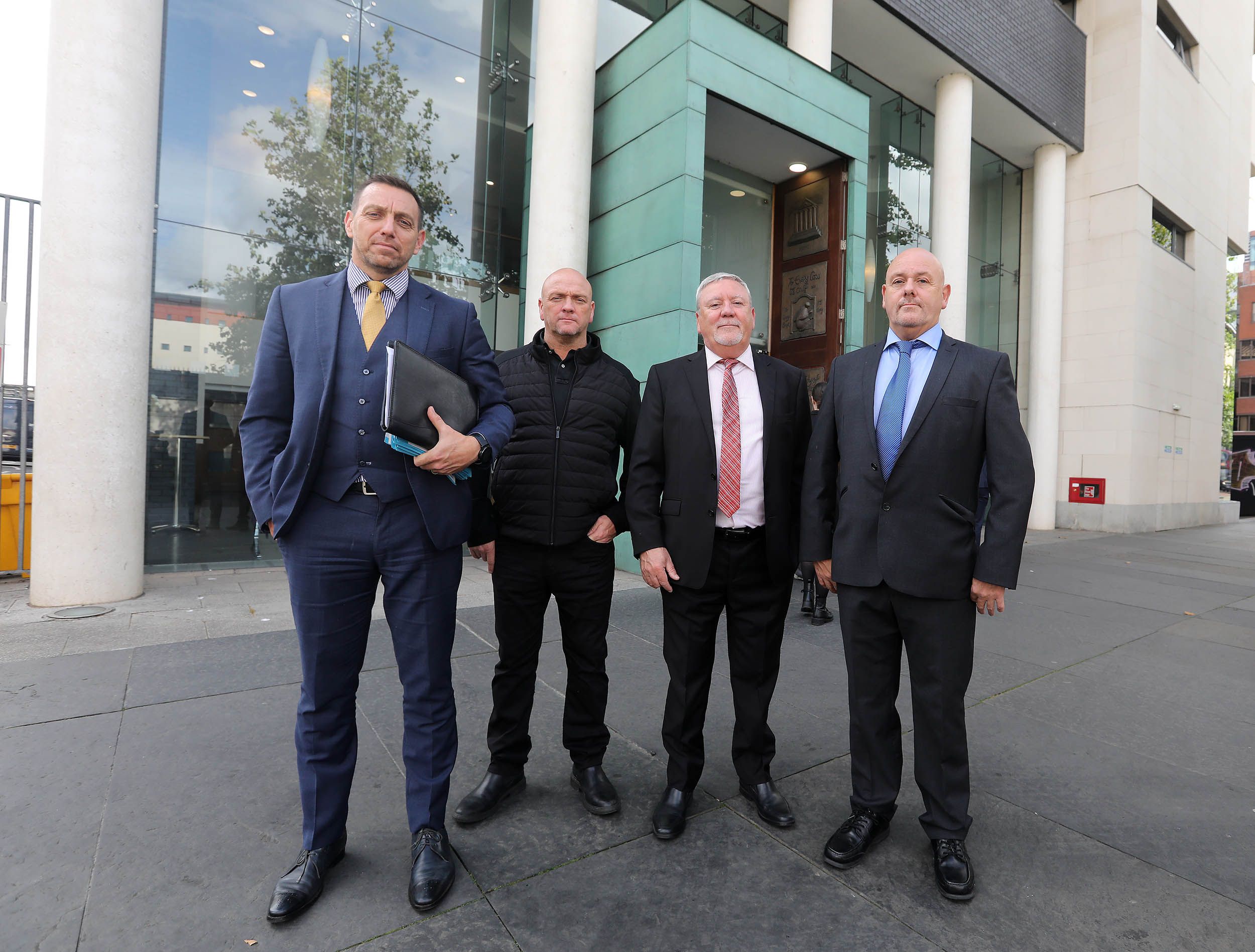 INQUEST: Solicitor for the family Pádraig Ó Muirigh and the three brothers of Stephen Geddis, James, Joe and Kieran Geddis