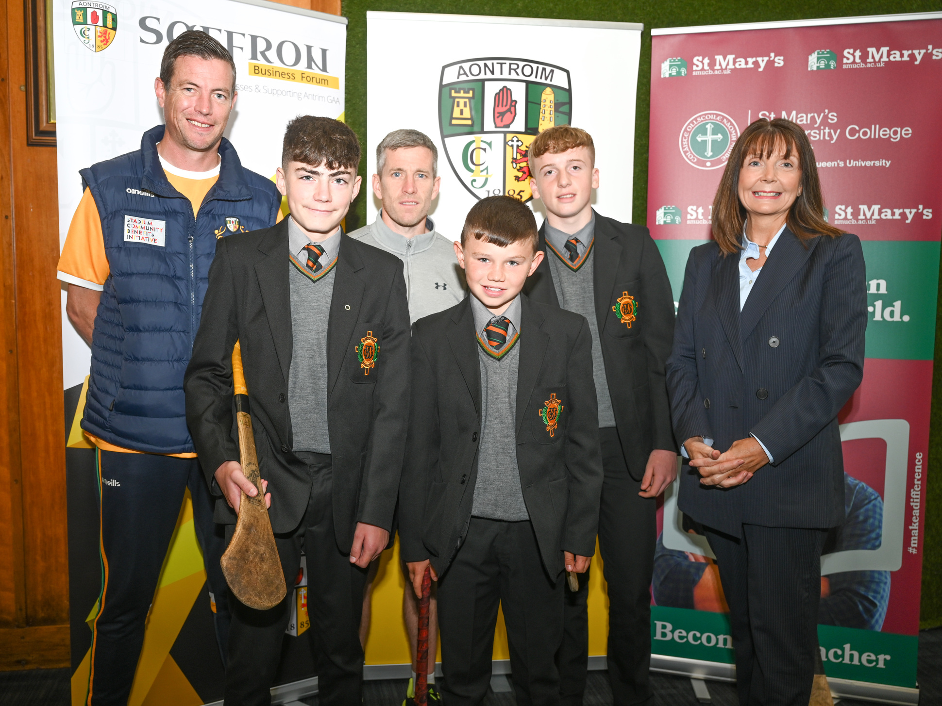 Gallery Antrim Cup launched at St Mary's University College